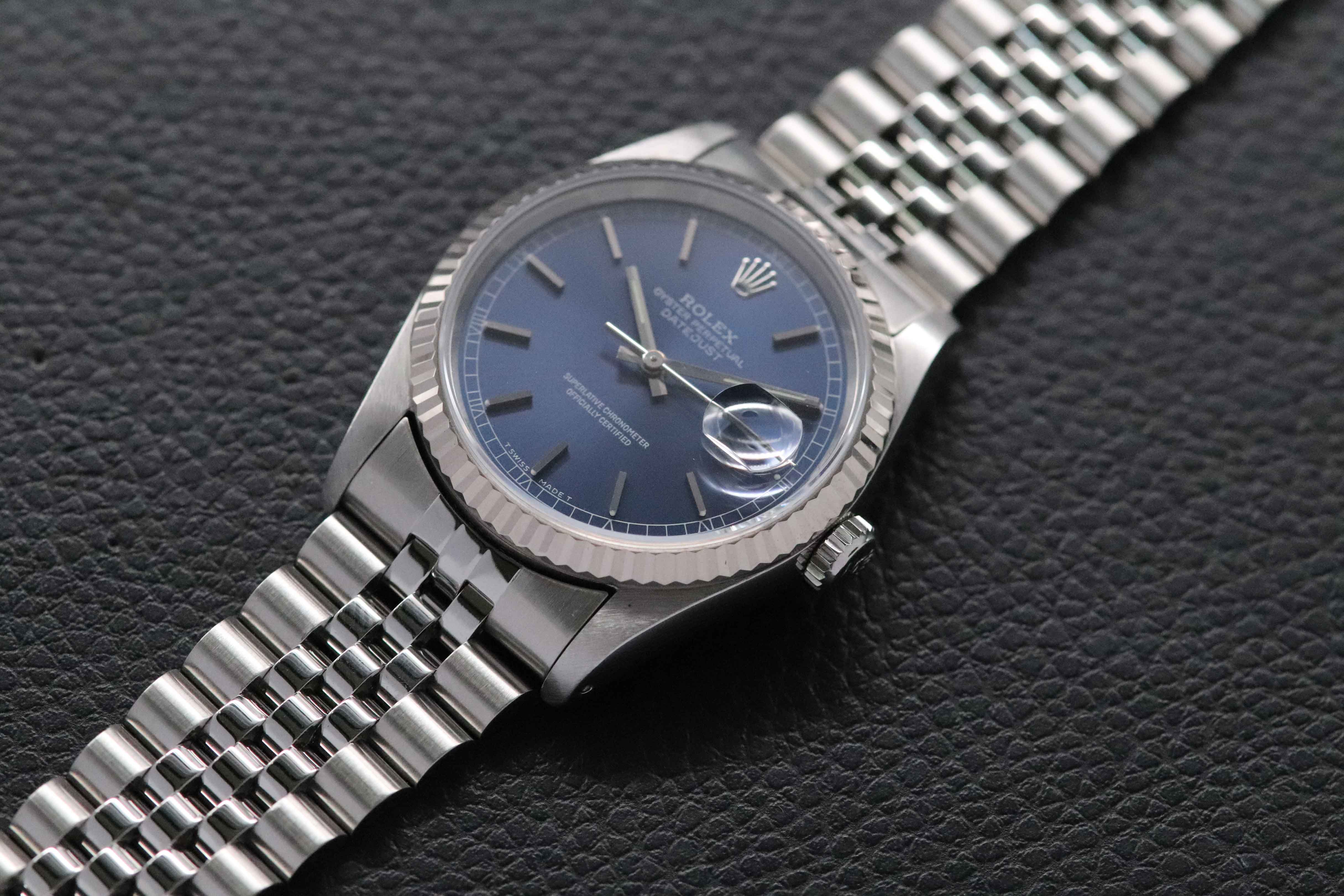 Rolex Datejust 16234 Blue Dial 1988