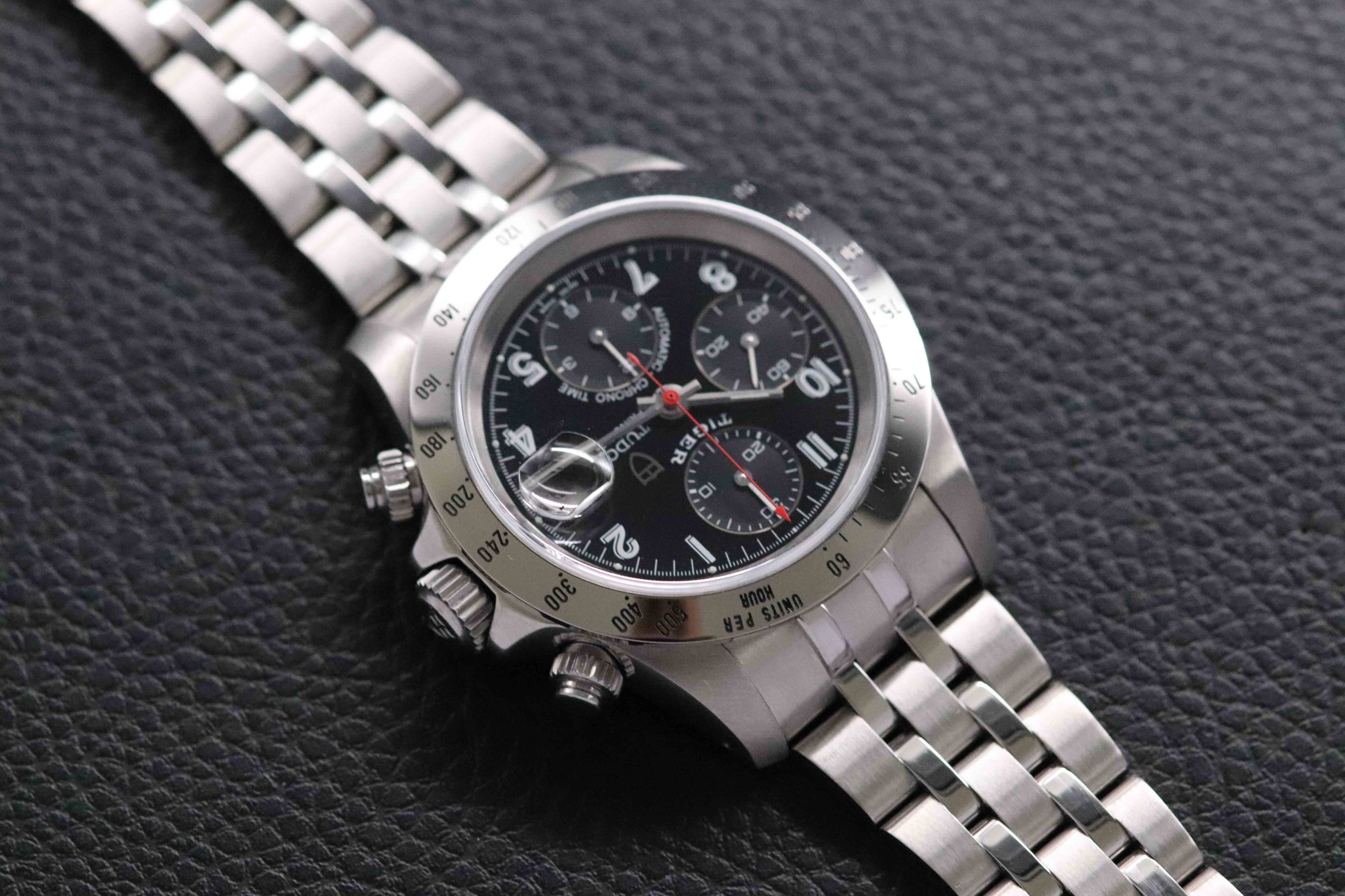 Tudor Oysterdate Small Block 79280 Black Dial 2000