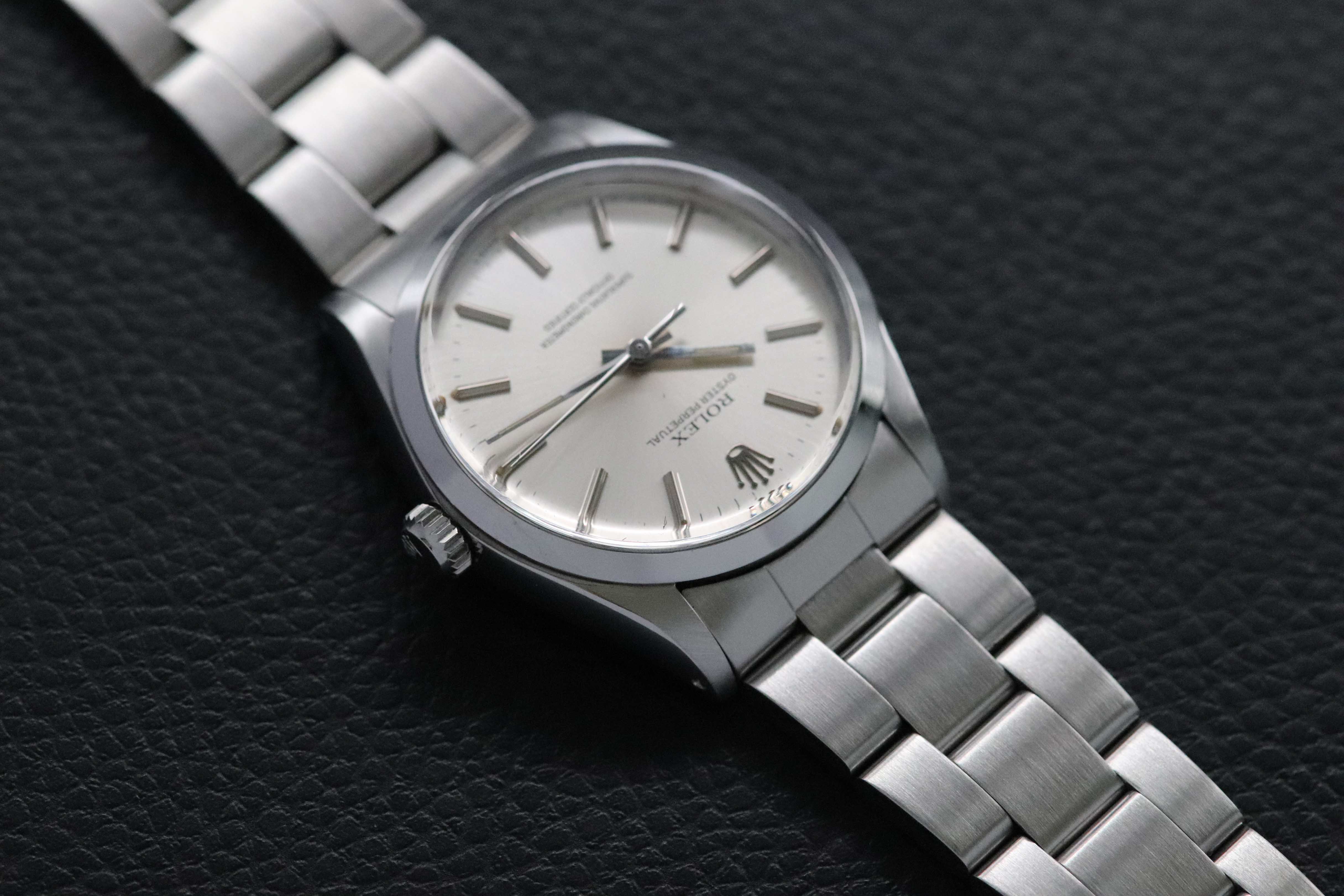 Rolex Oyster Perpetual 1002 Silver Dial 1986