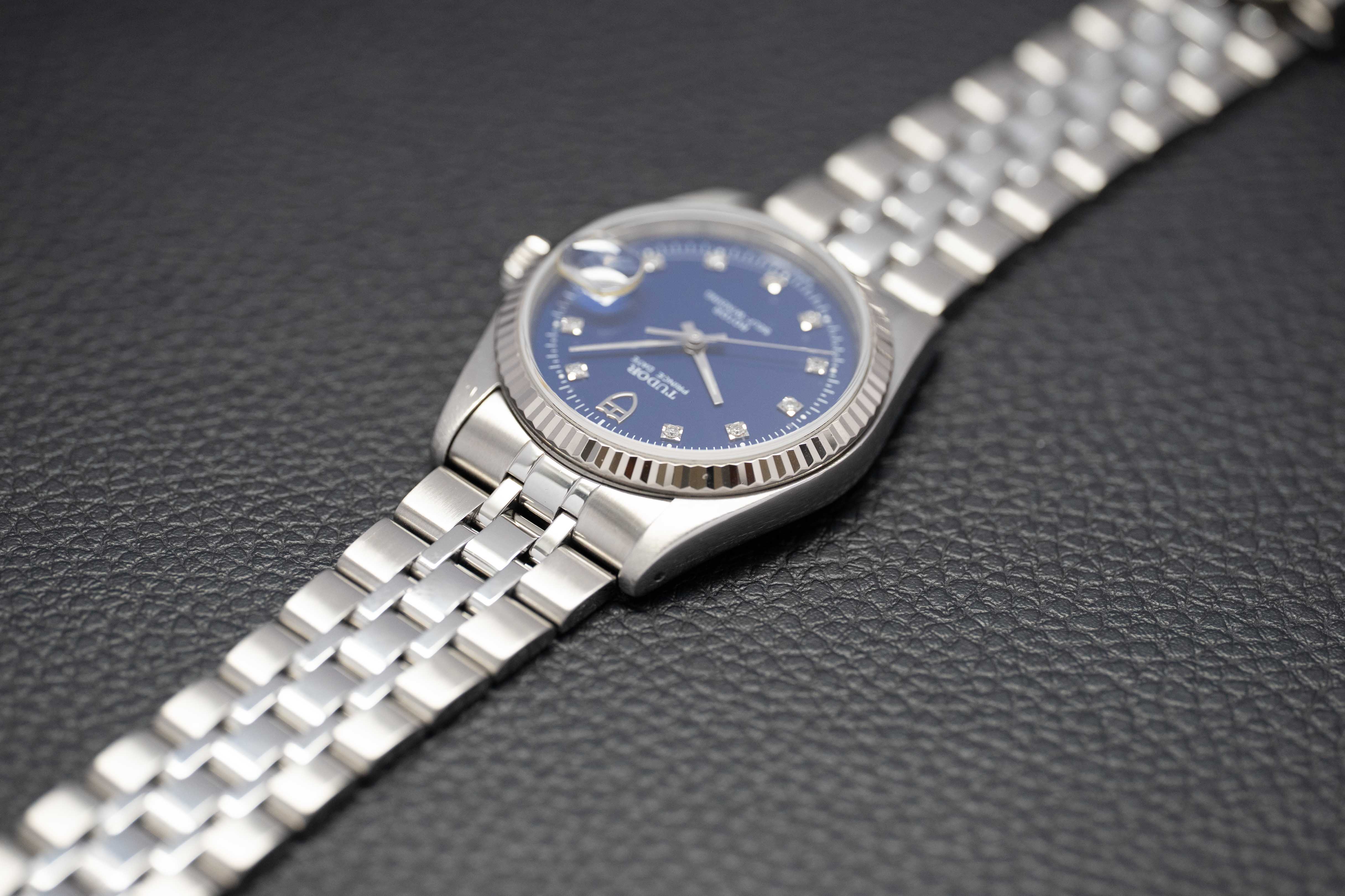 Tudor Prince Date 74034 Blue Dial 2007