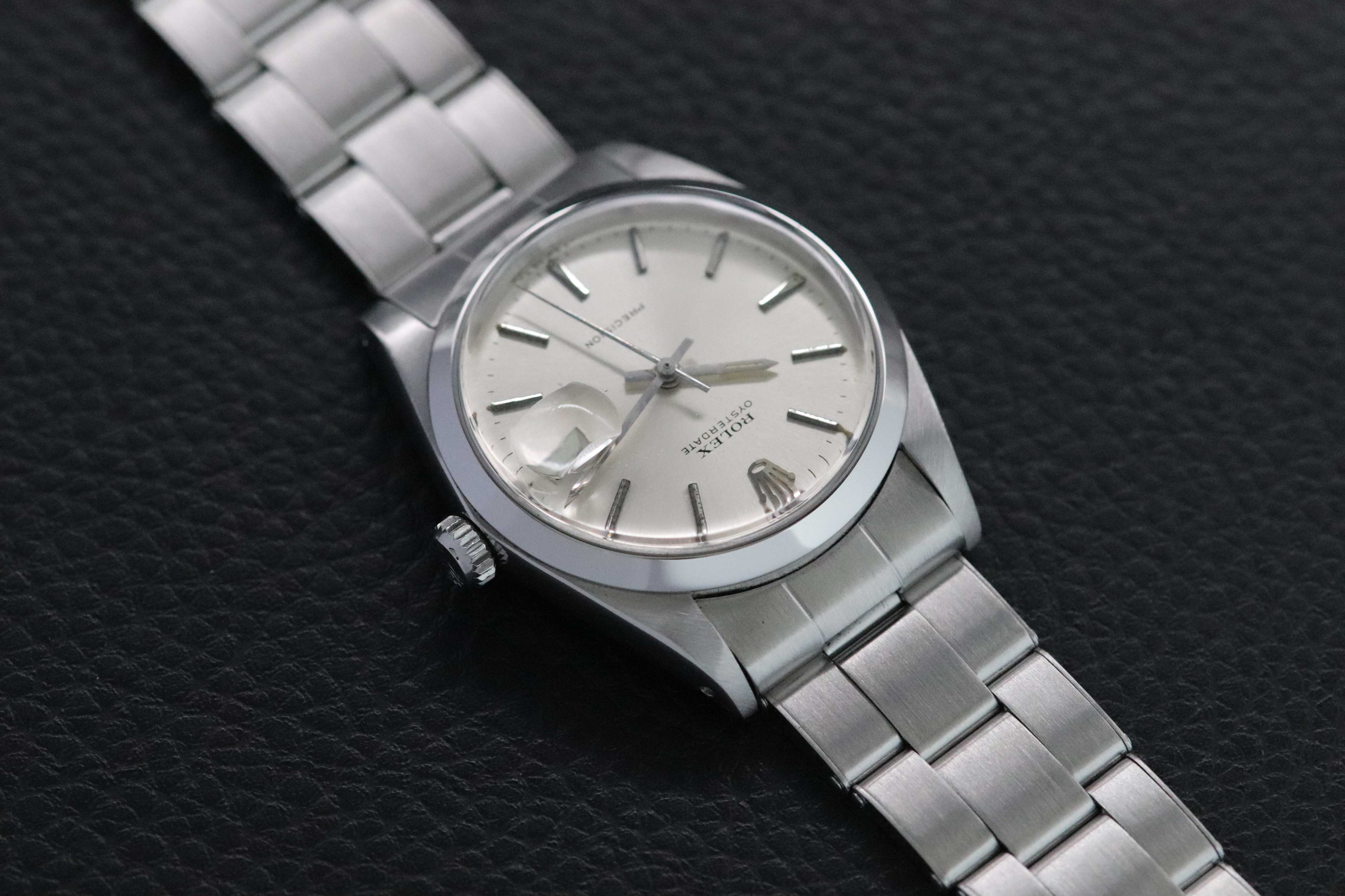 Rolex Oysterdate 6694 Silver Dial 1964
