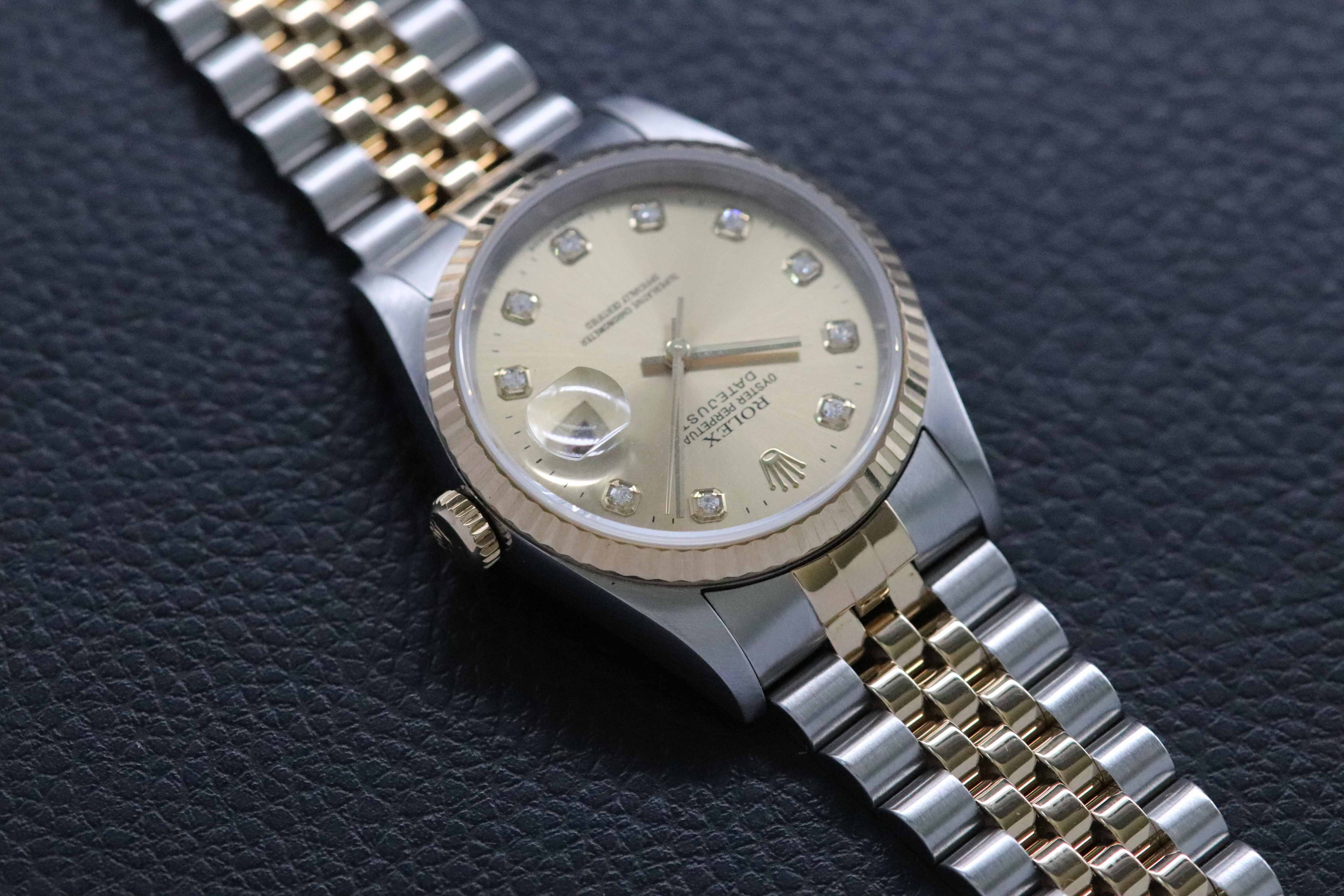 Rolex Datejust 36 16233G Fullset 1997 Box+Papers