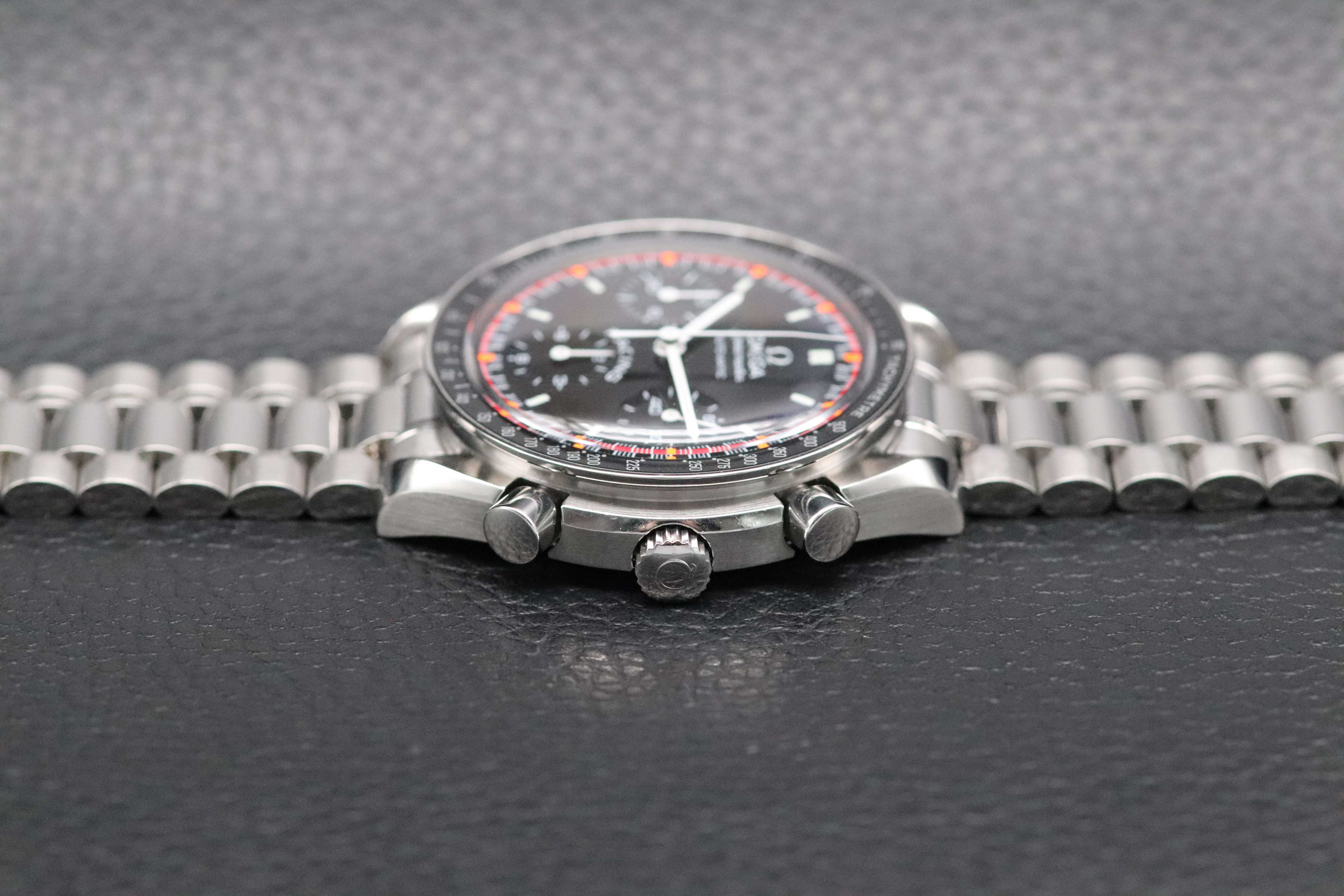 Omega Speedmaster Reduced 3518.50 Michael Schumacher 2001 Fullset Box+Paper