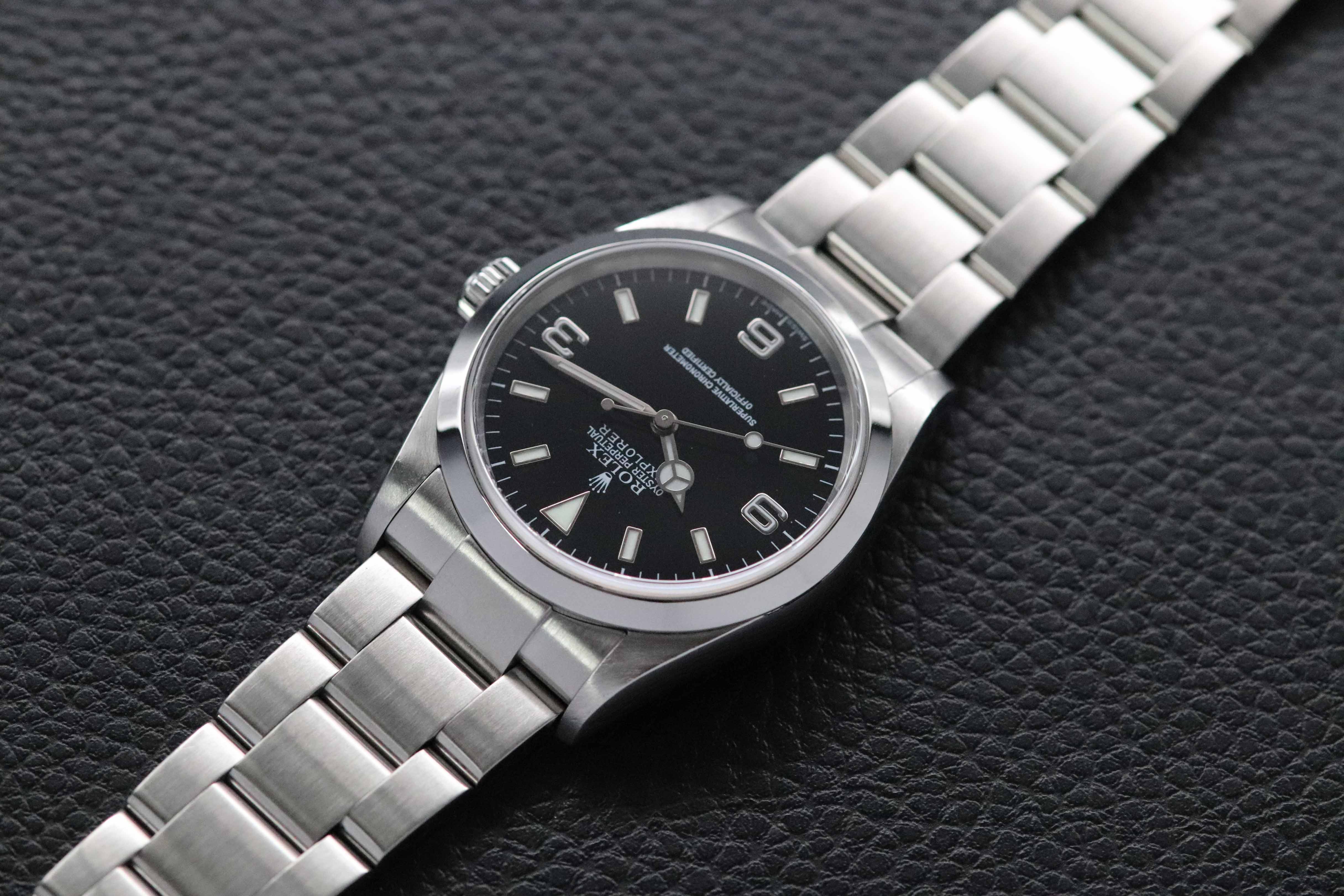 Rolex Explorer 114270 Black Dial 2002