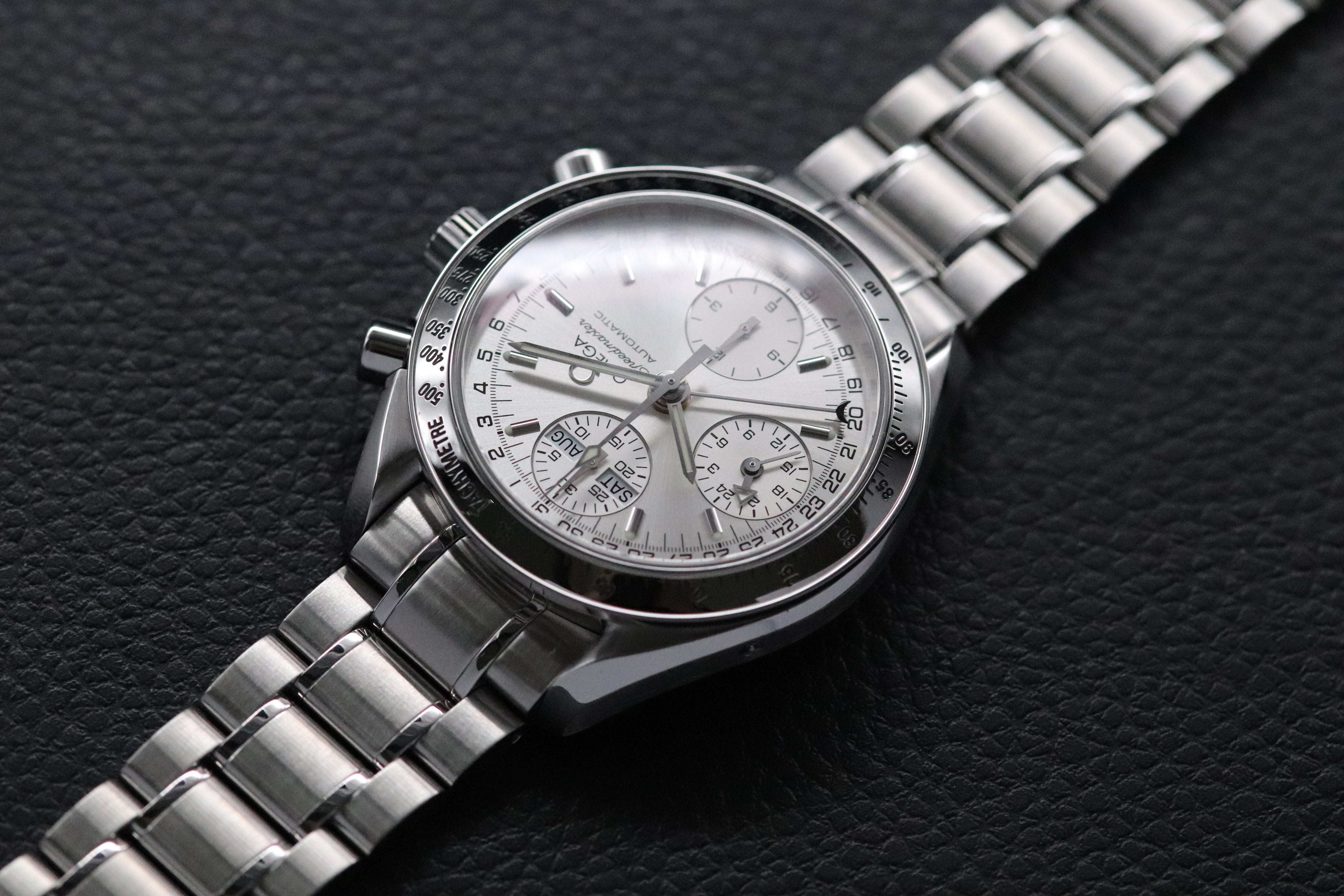 Omega Speedmaster Day Date 3523.30 Silver Dial 2011