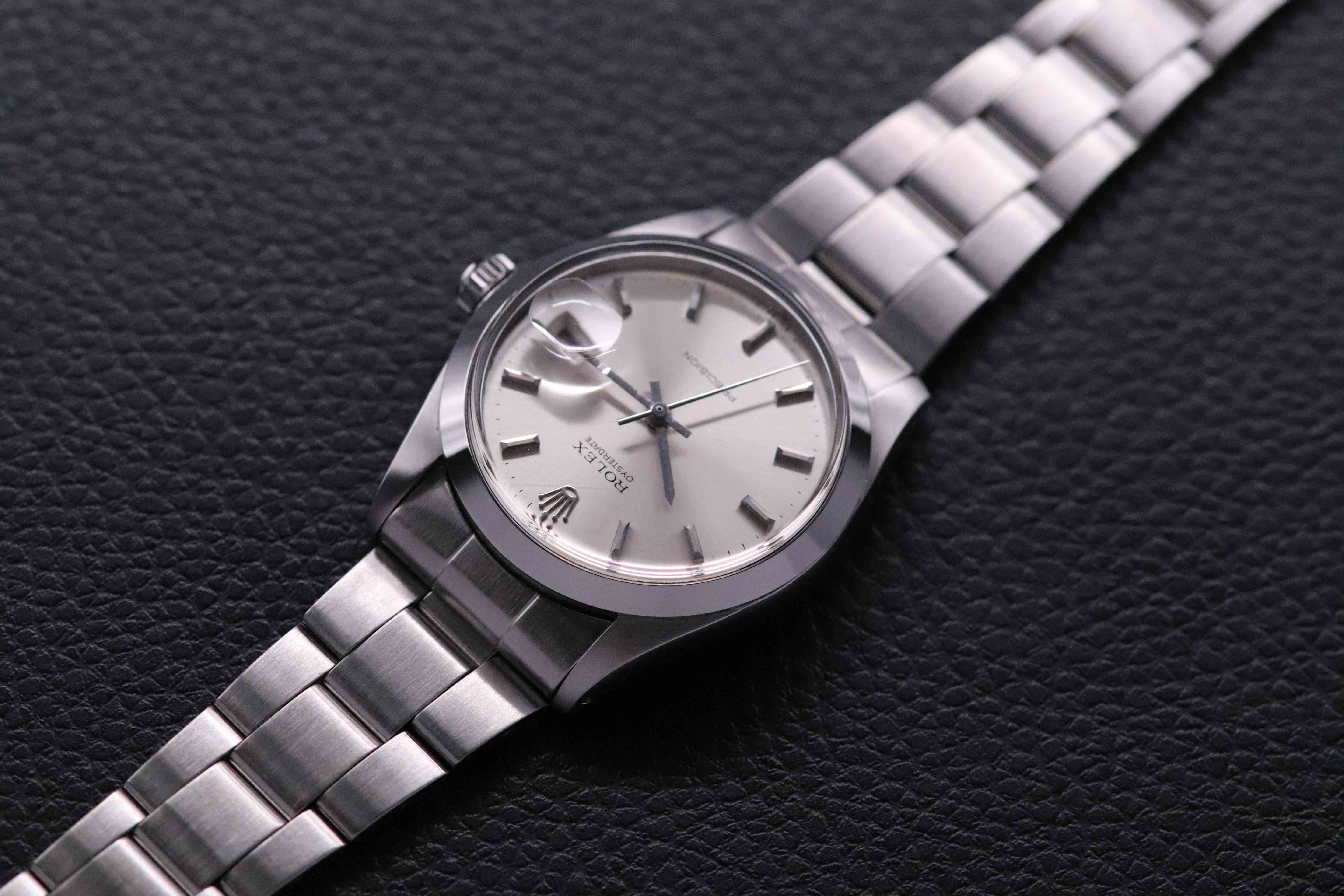 Rolex Oysterdate Precision 6694 Silver Dial 1972
