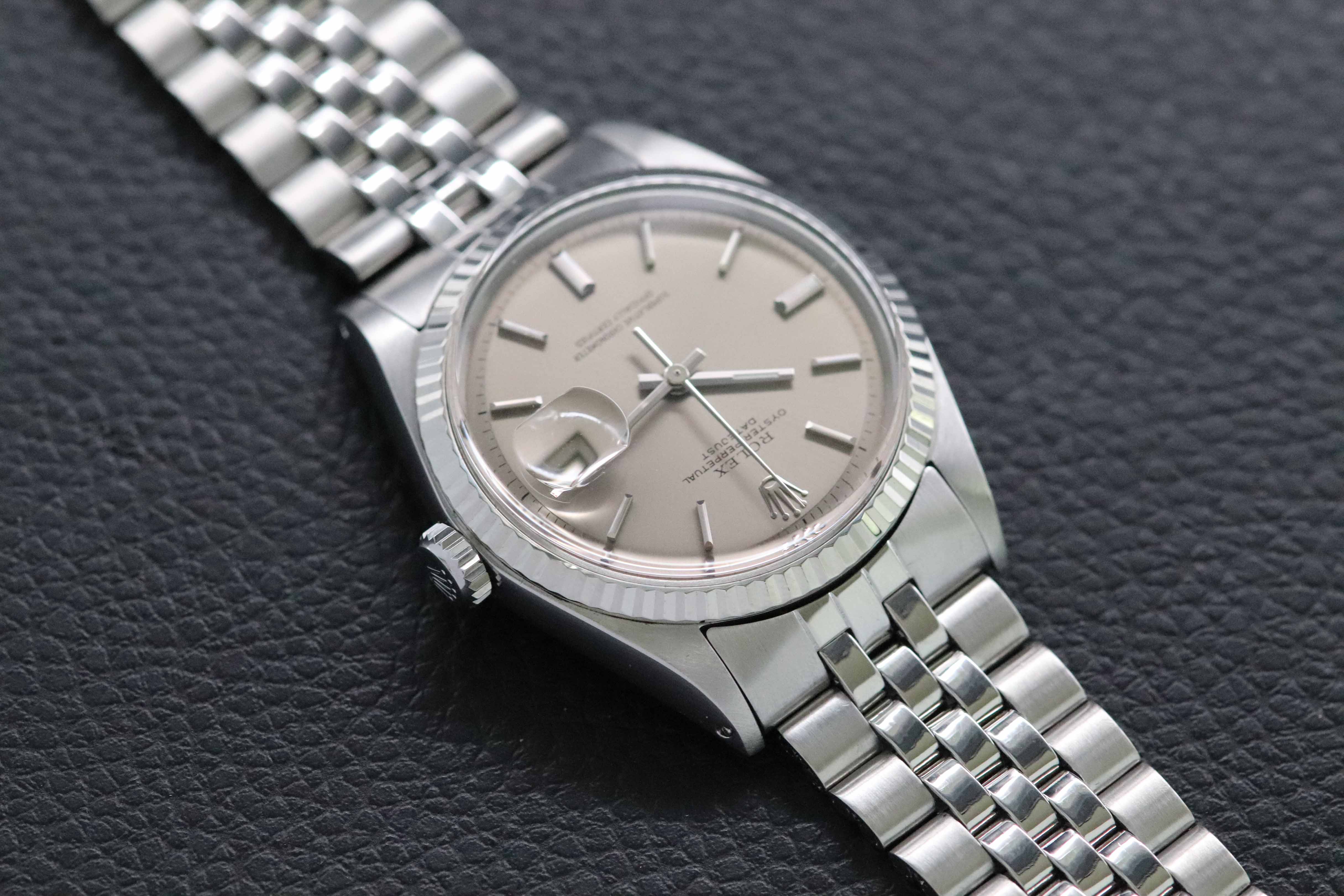 Rolex Datejust 1601 Gray Dial 1970 Box