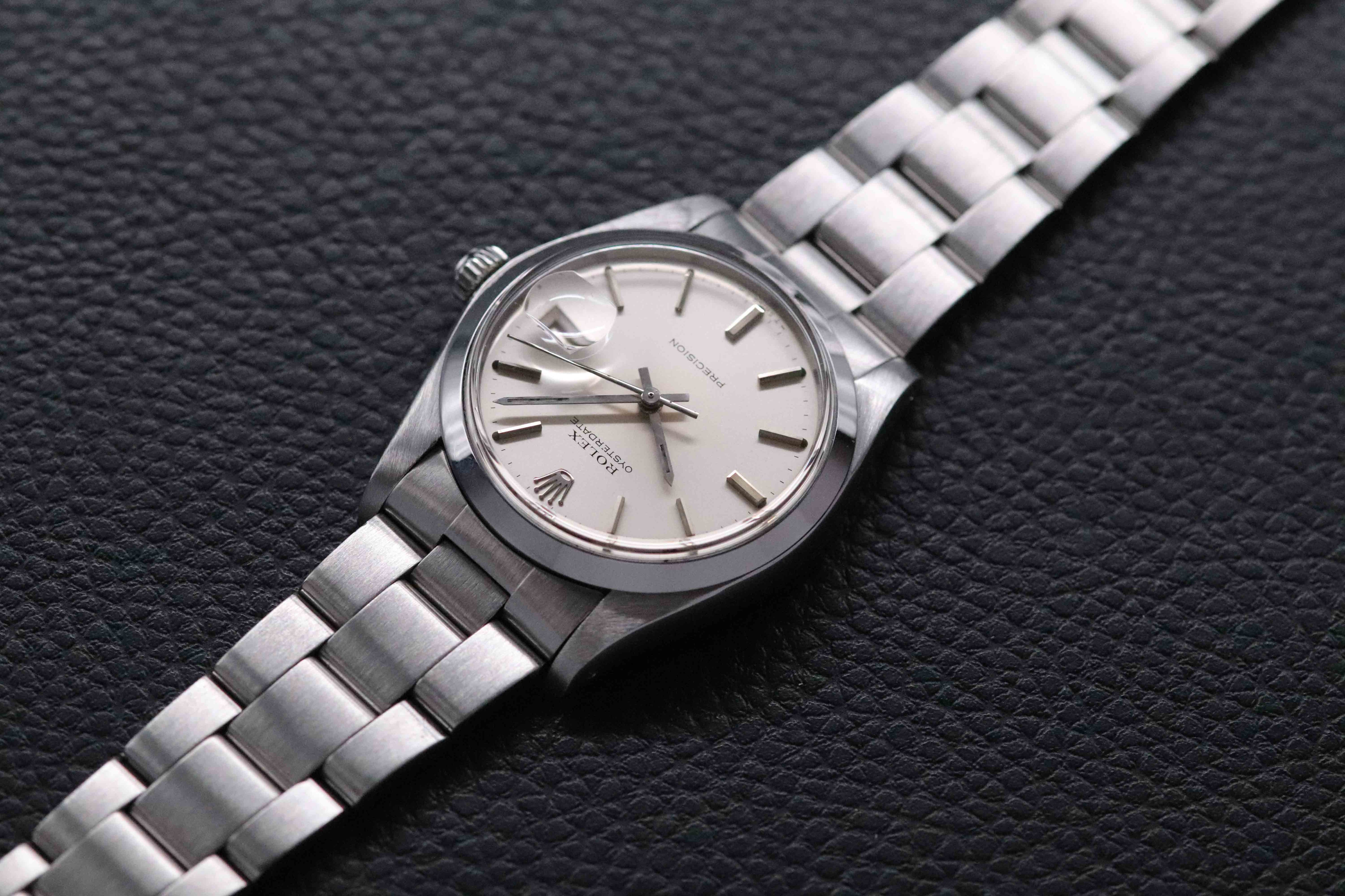 Rolex Oysterdate Precision 6694 Silver Dial 1981