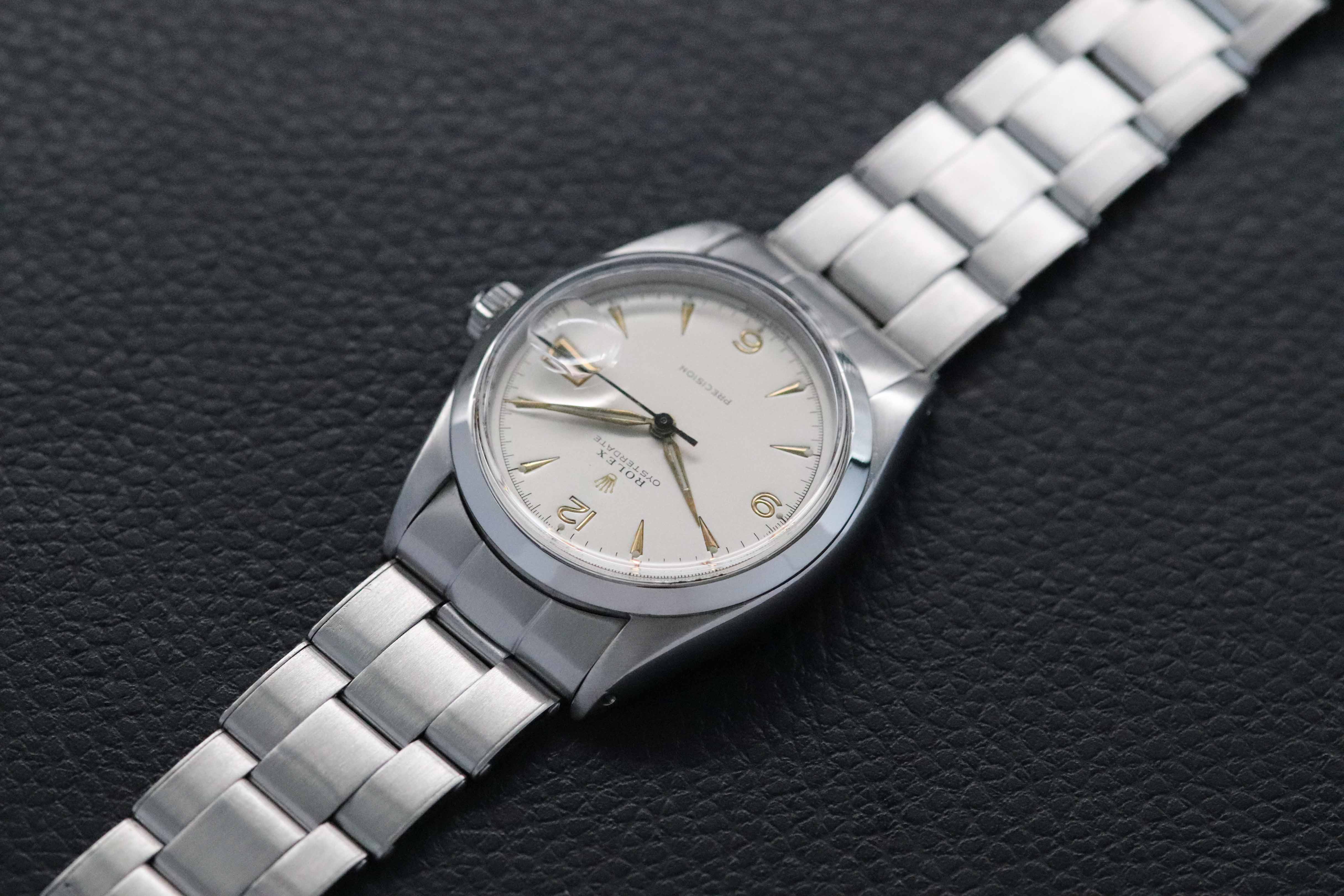 Rolex Oysterdate Precision 6694 Silver Dial 1970