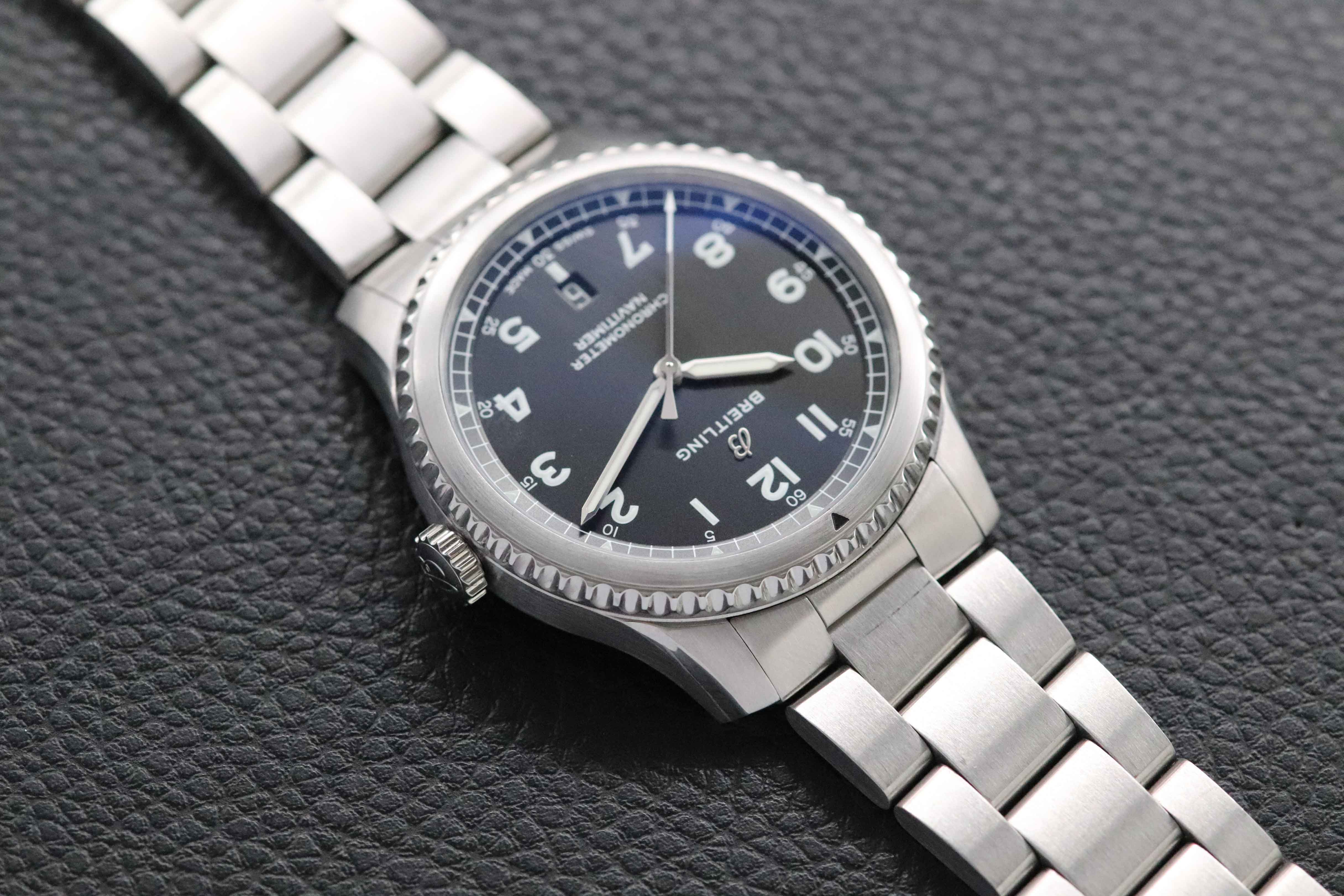 Breitling Aviator 8 Black A17314 Fullset 2019 Box+Papers