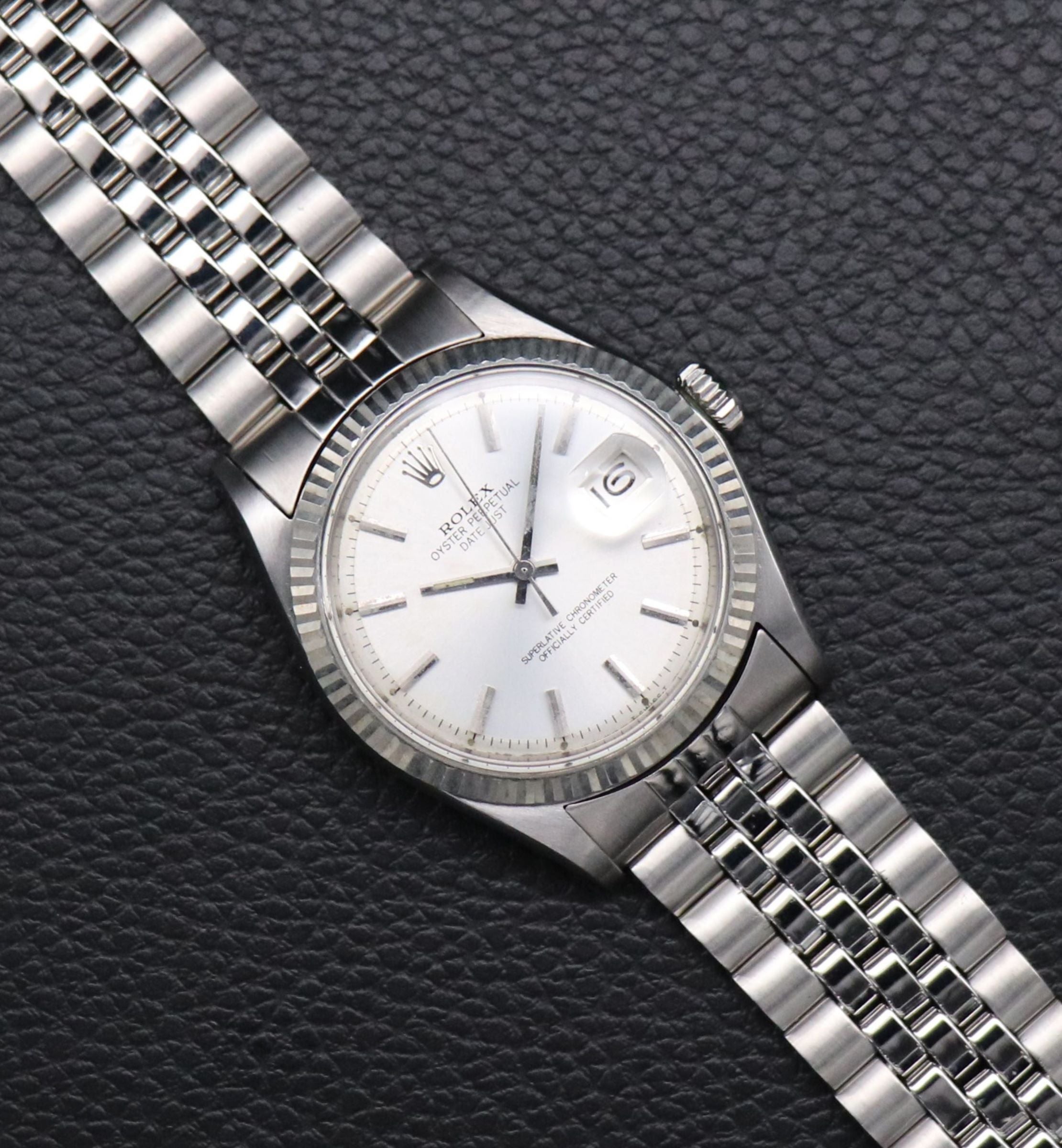 Rolex Datejust 36 Silver Dial 1601 Jubilee 1969