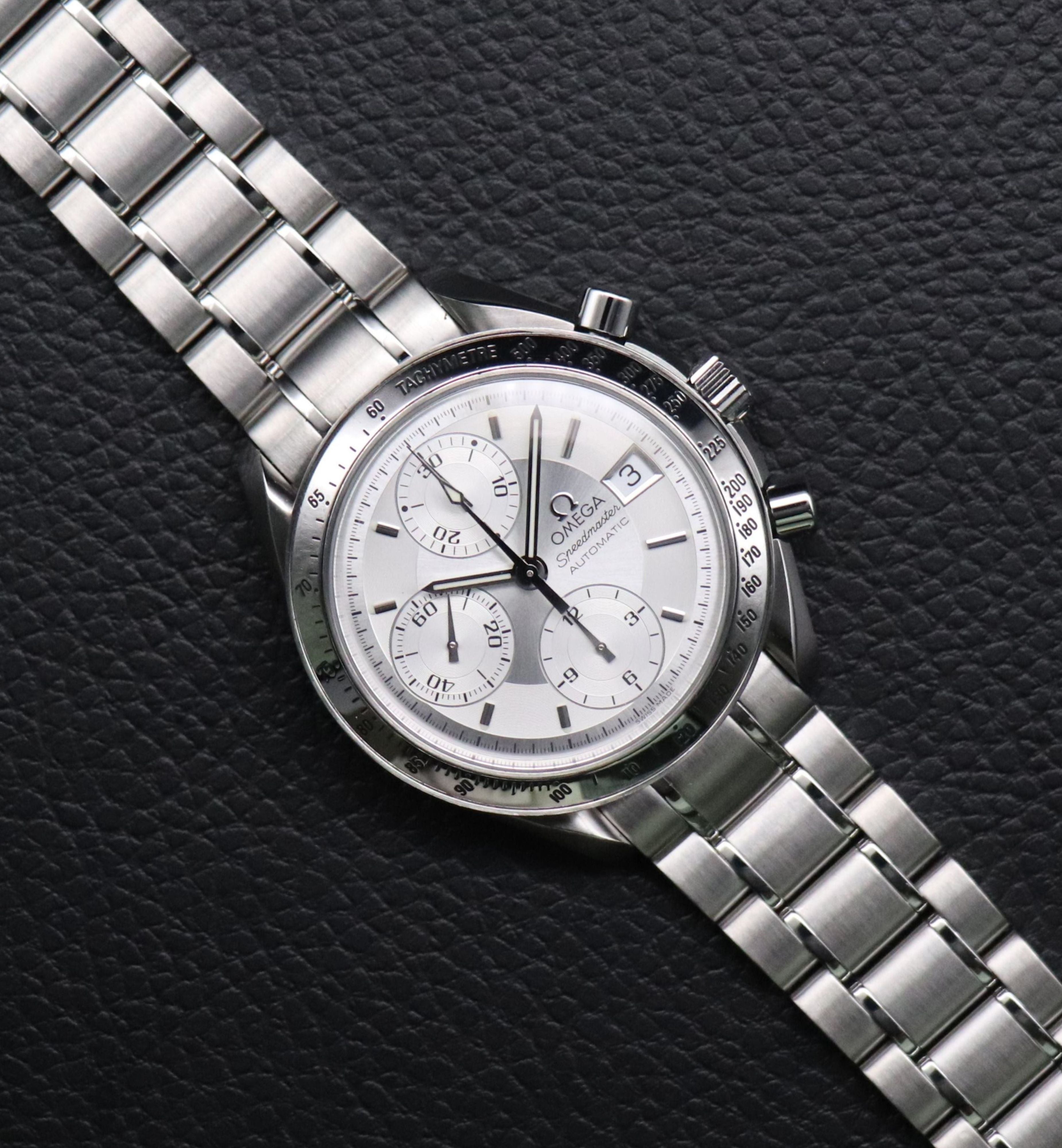 Omega Speedmaster Date 3513.30 Silver Dial 1998