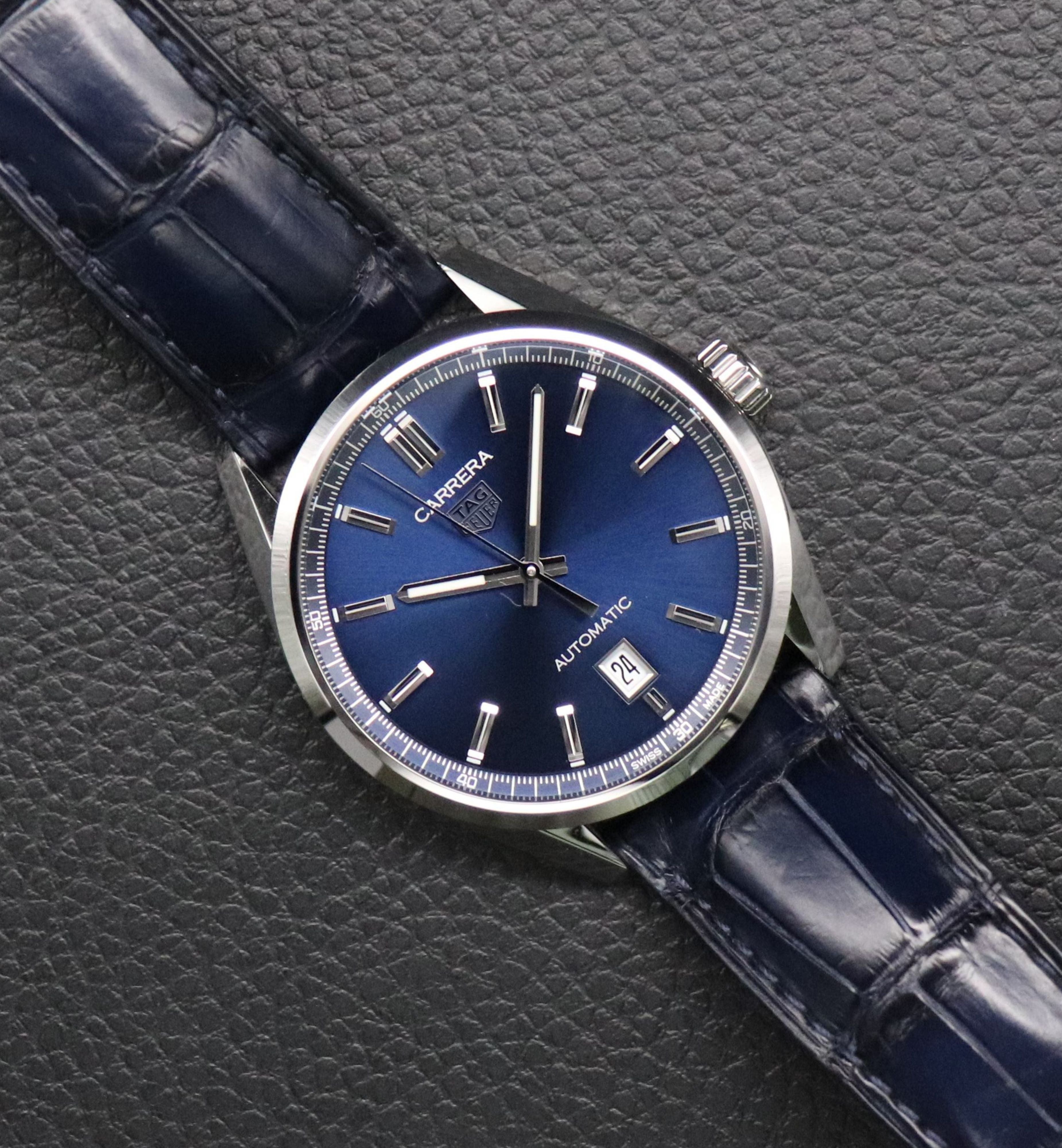 Tag Heuer Carrera Calibre 5 WBN2112-0 Blue Fullset 2022 Box+Papers