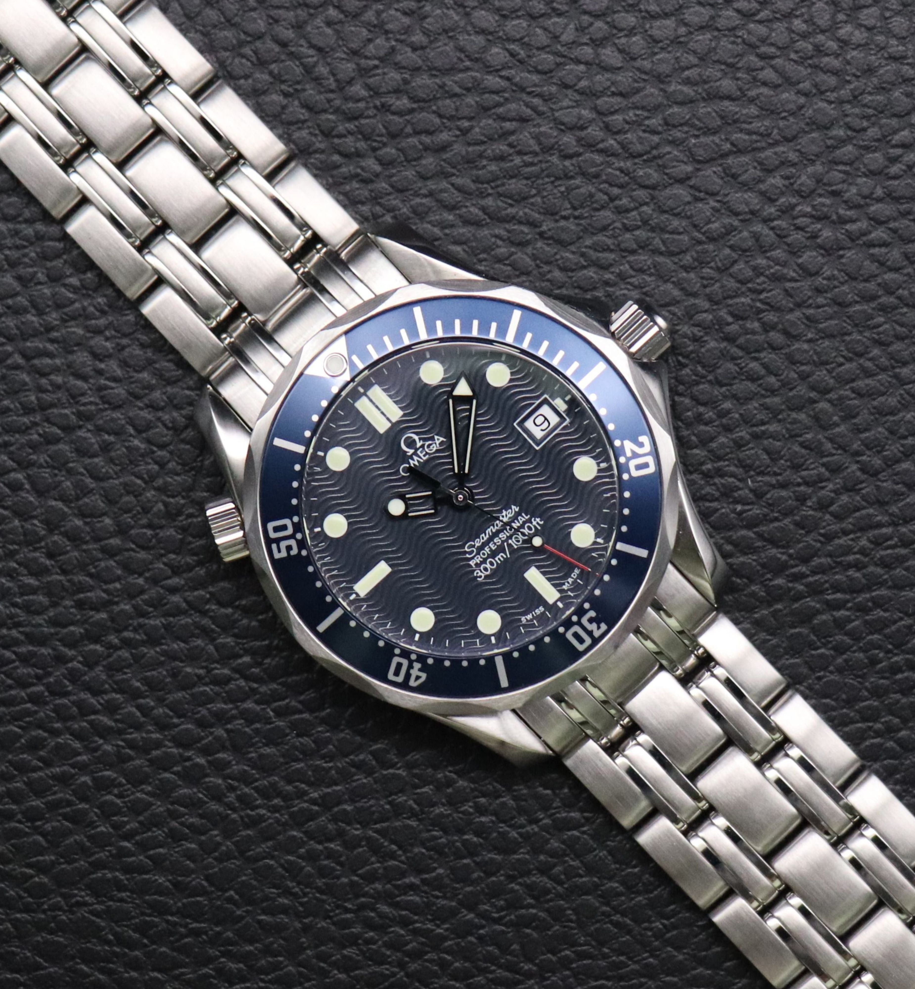 Omega Seamaster 300 2561.80 Blue Dial 1998