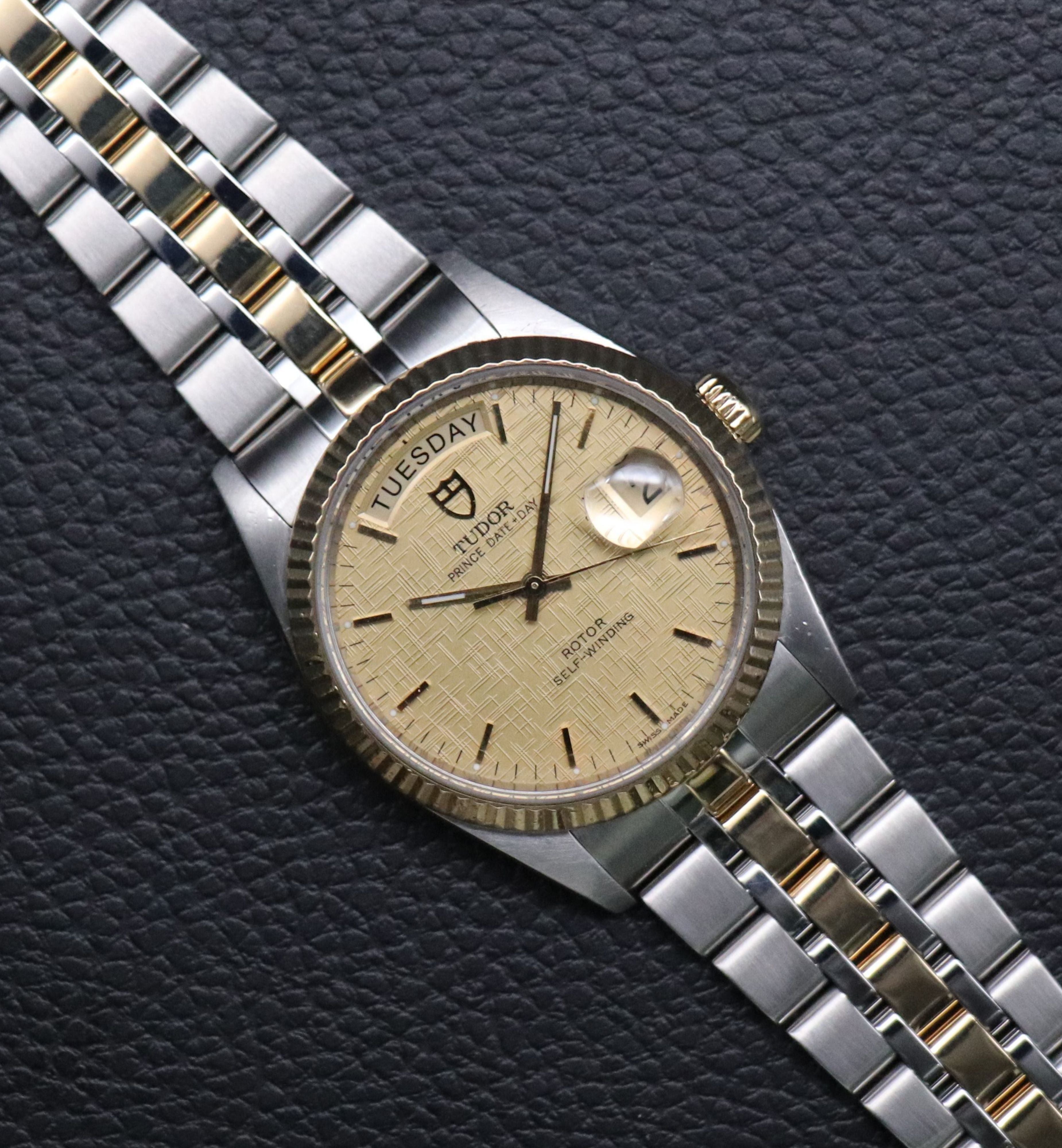 Tudor Prince Date-Day 76213 Linen Dial 2016
