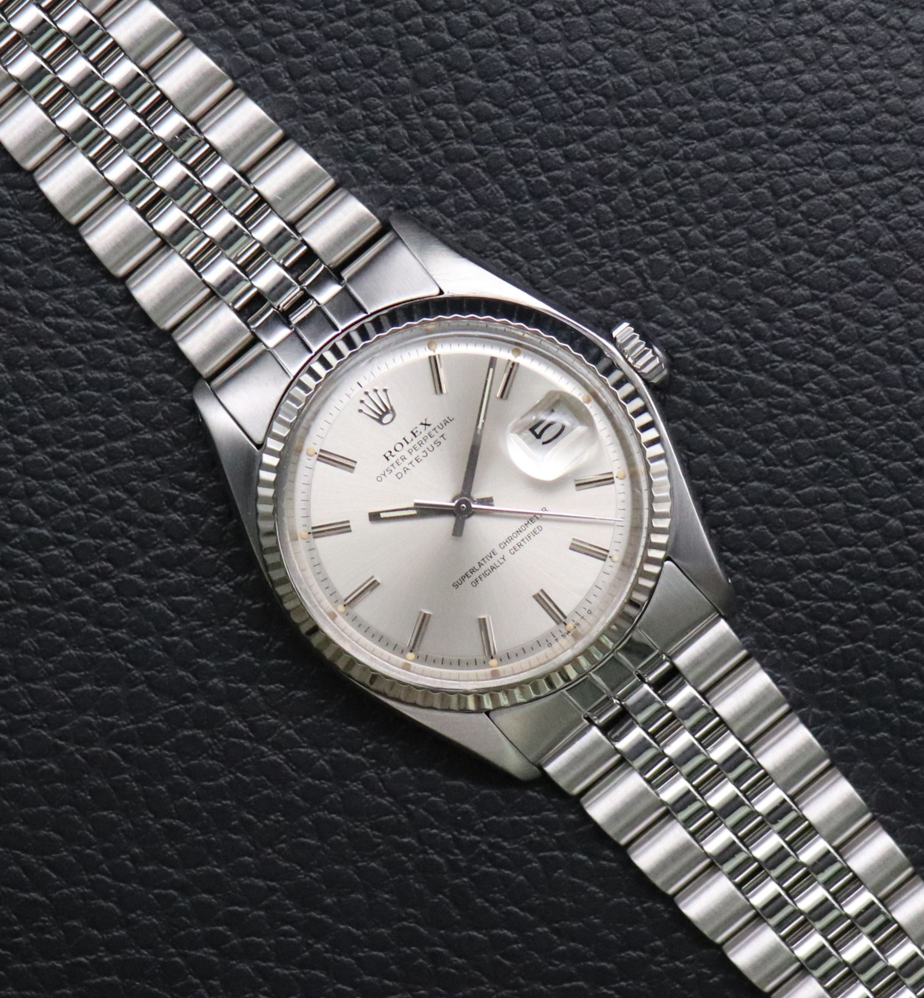 Rolex Datejust 1601 Silver Dial 1977