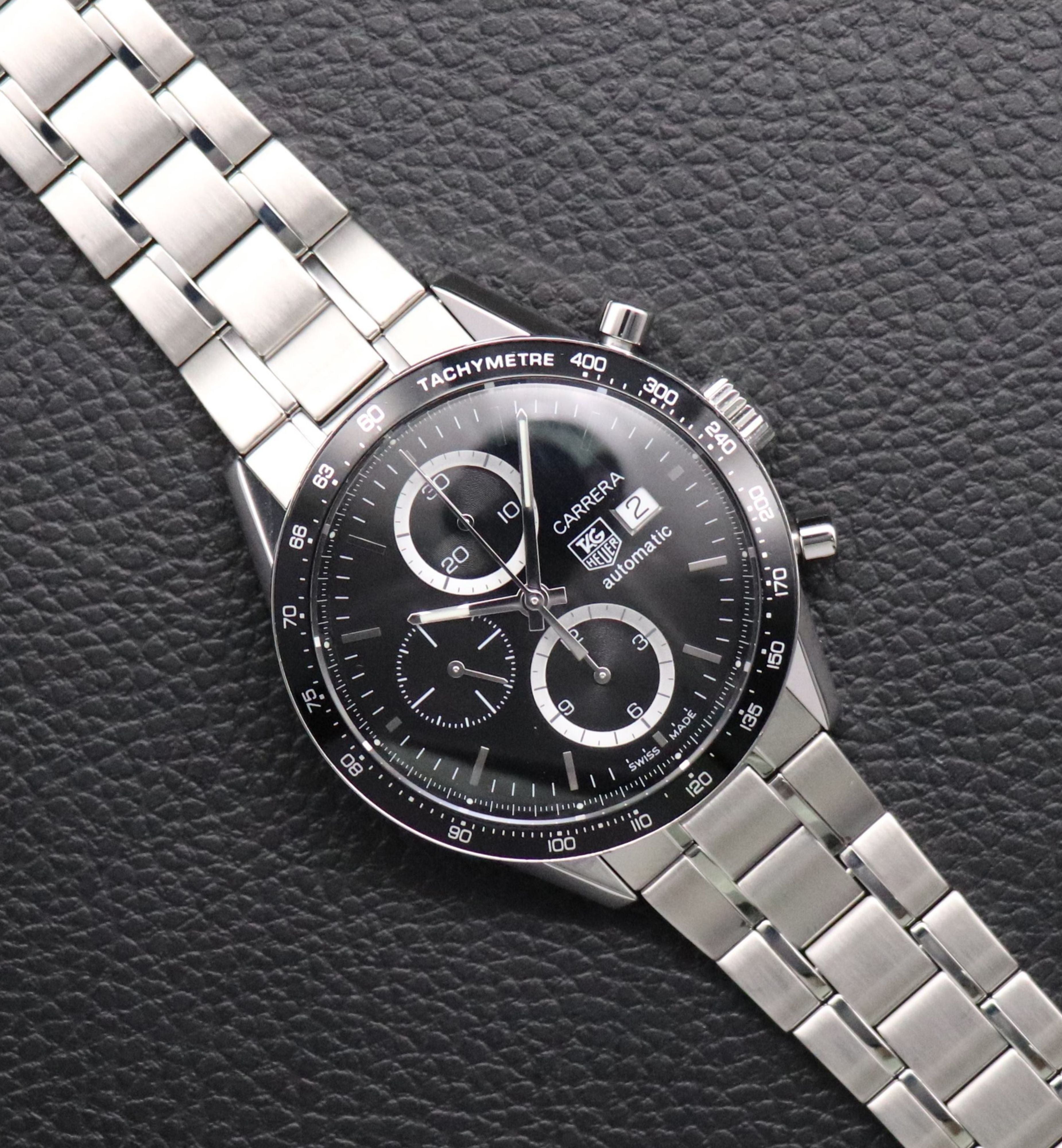 Tag Heuer Carrera Calibre 16 CV2010 Black Dial 2015