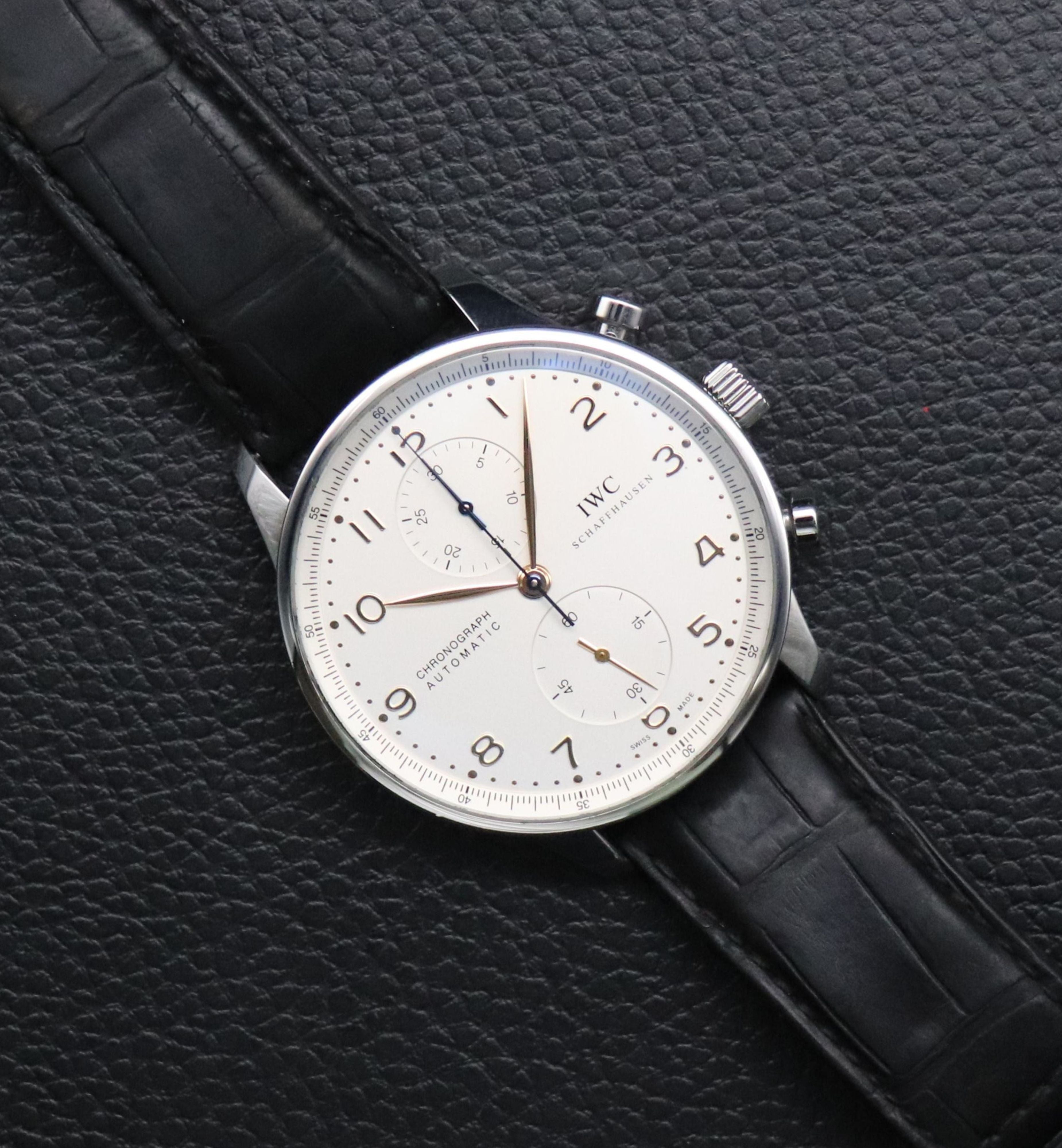 IWC Portugieser Chronograph IW371445 White Dial 2018