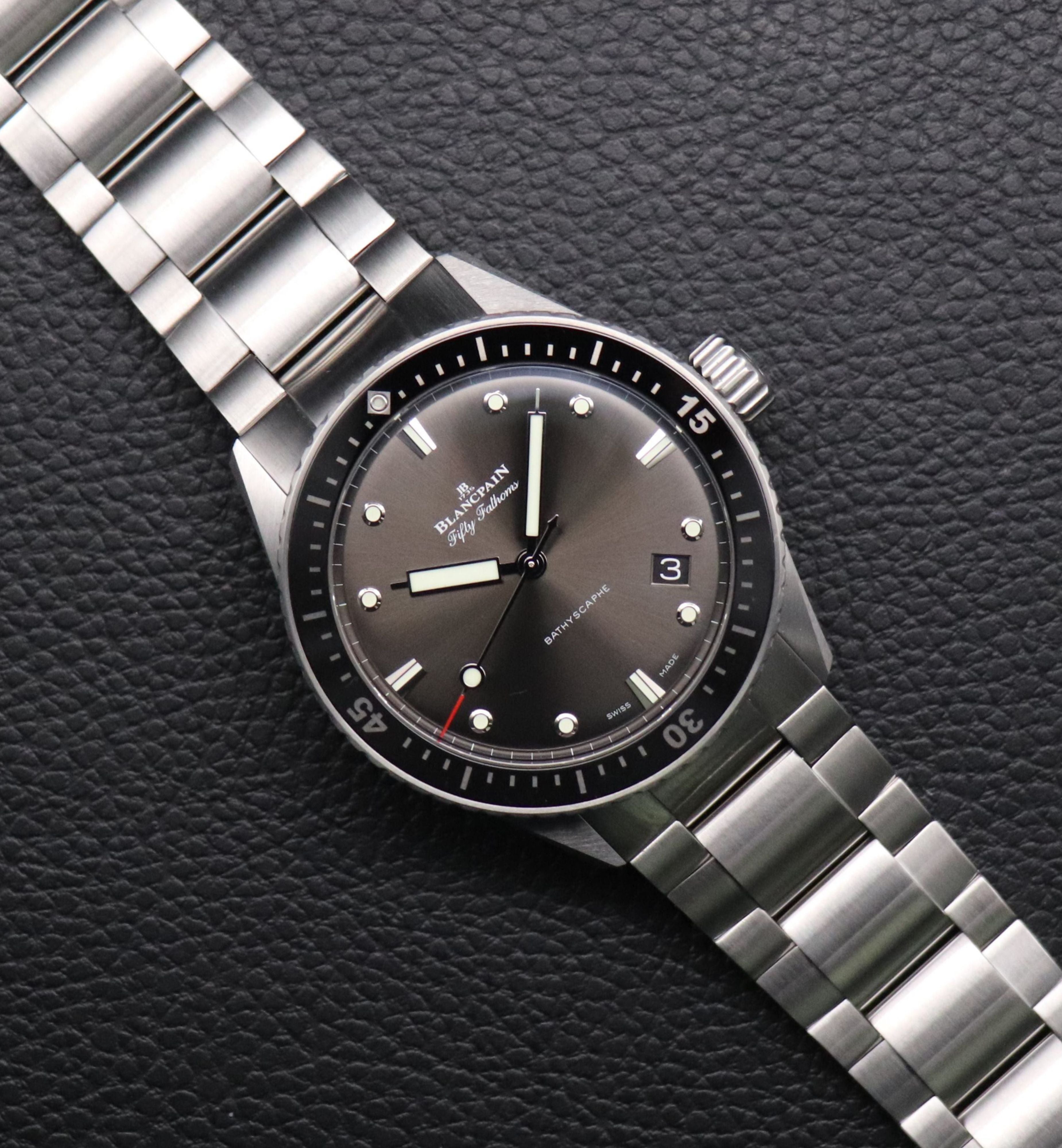 Blancpain Fifty Fathoms Bathyscape 5000-1110-71S Fullset 2023 Box+Papers