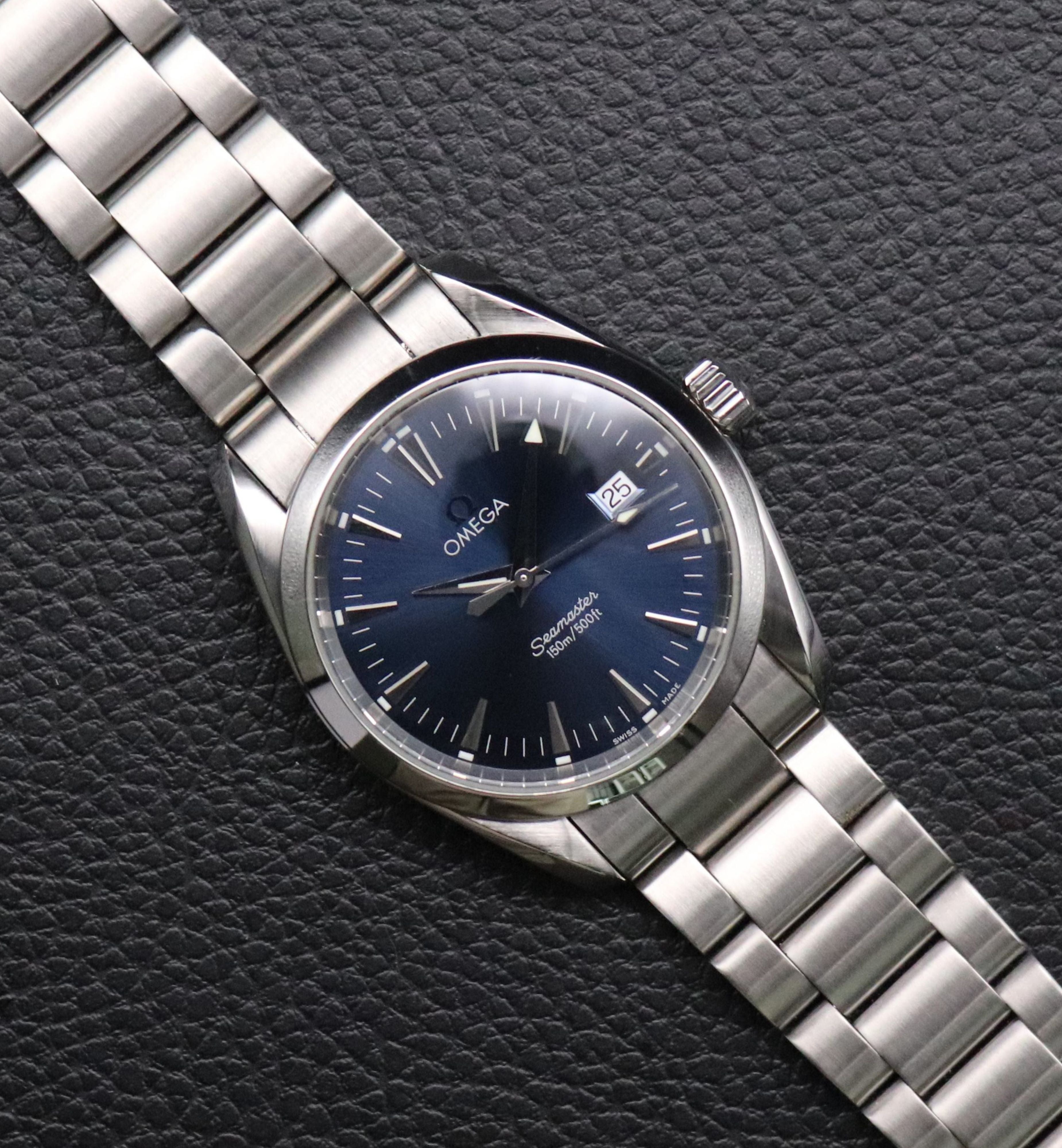 Omega Seamaster Aqua Terra 2518.80 Blue Dial 1998