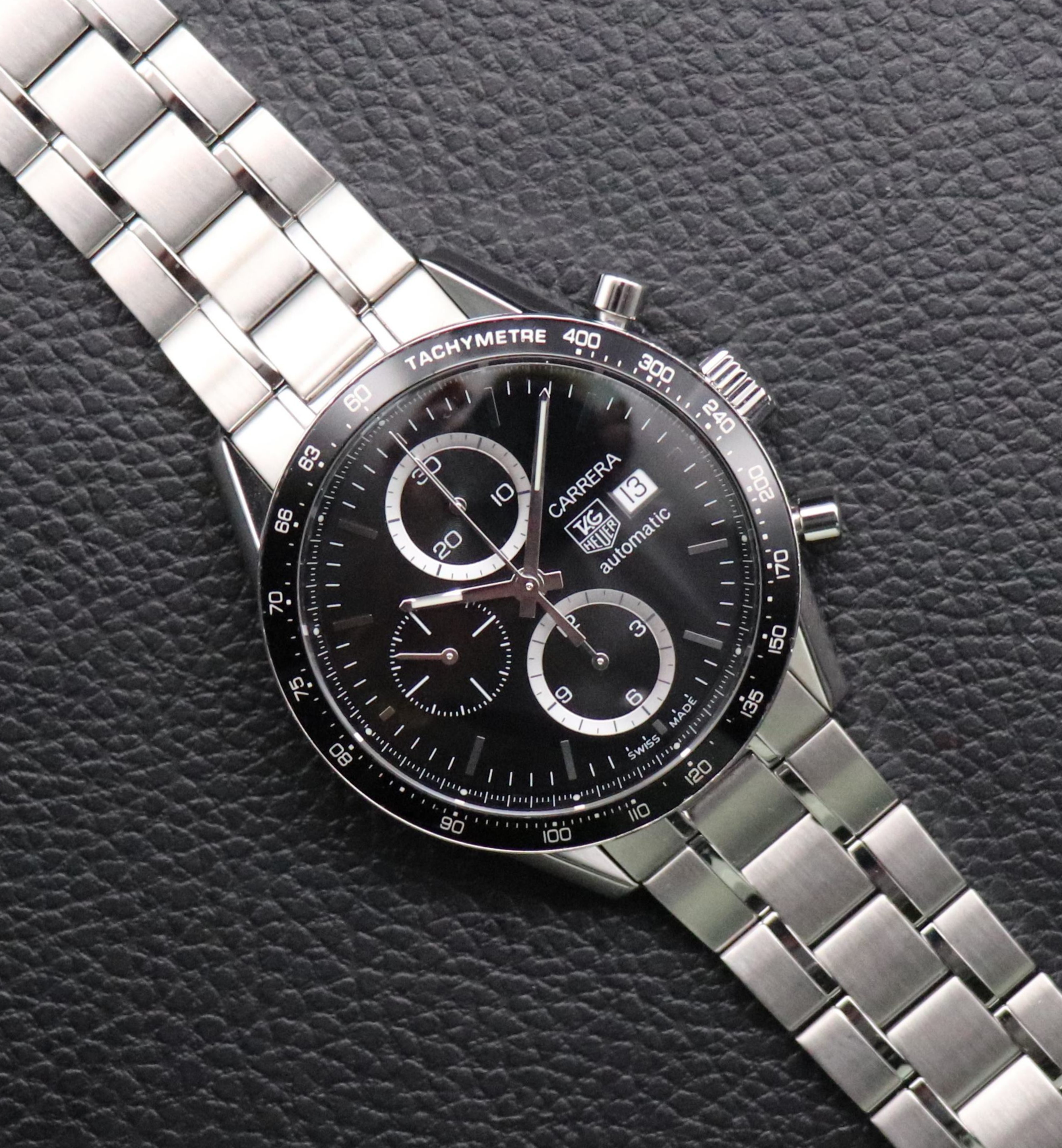 Tag Heuer Carrera Calibre 16 CV2010 Black Dial 2016