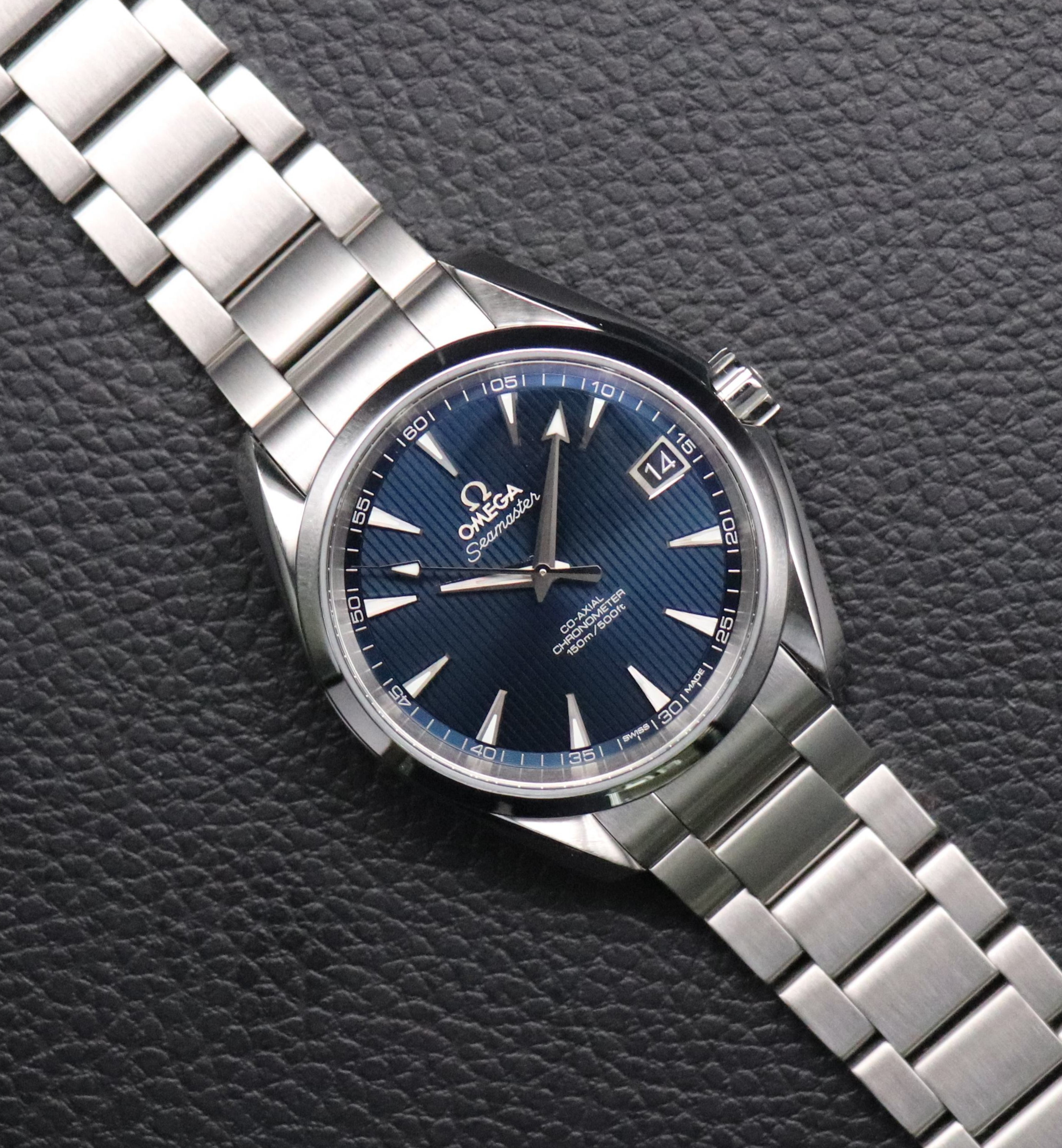 Omega Seamaster Aqua Terra 231.10.39.21.03.001 Blue Dial 2019