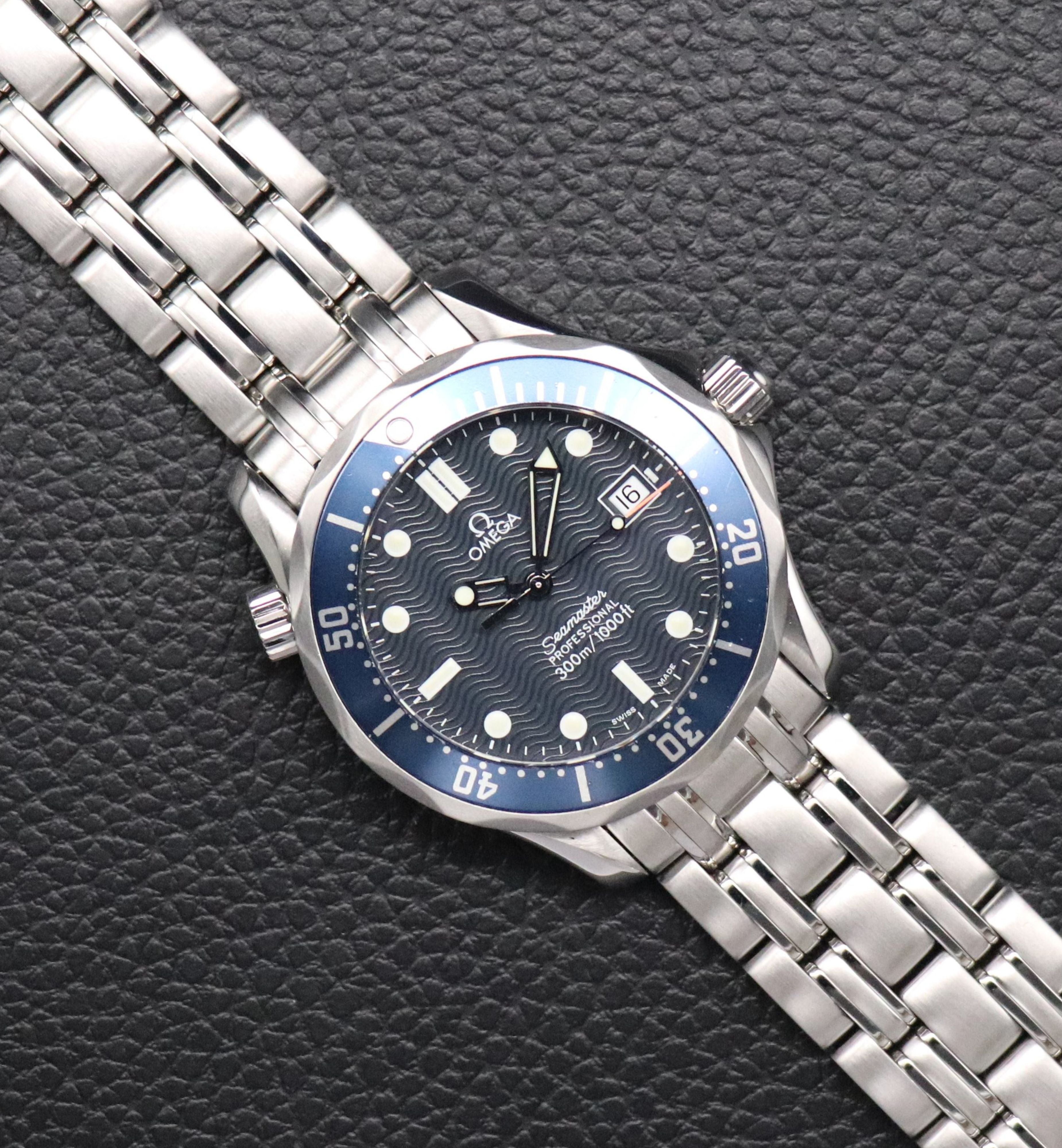 Omega Seamaster 300 2561.80 Blue Dial 1998