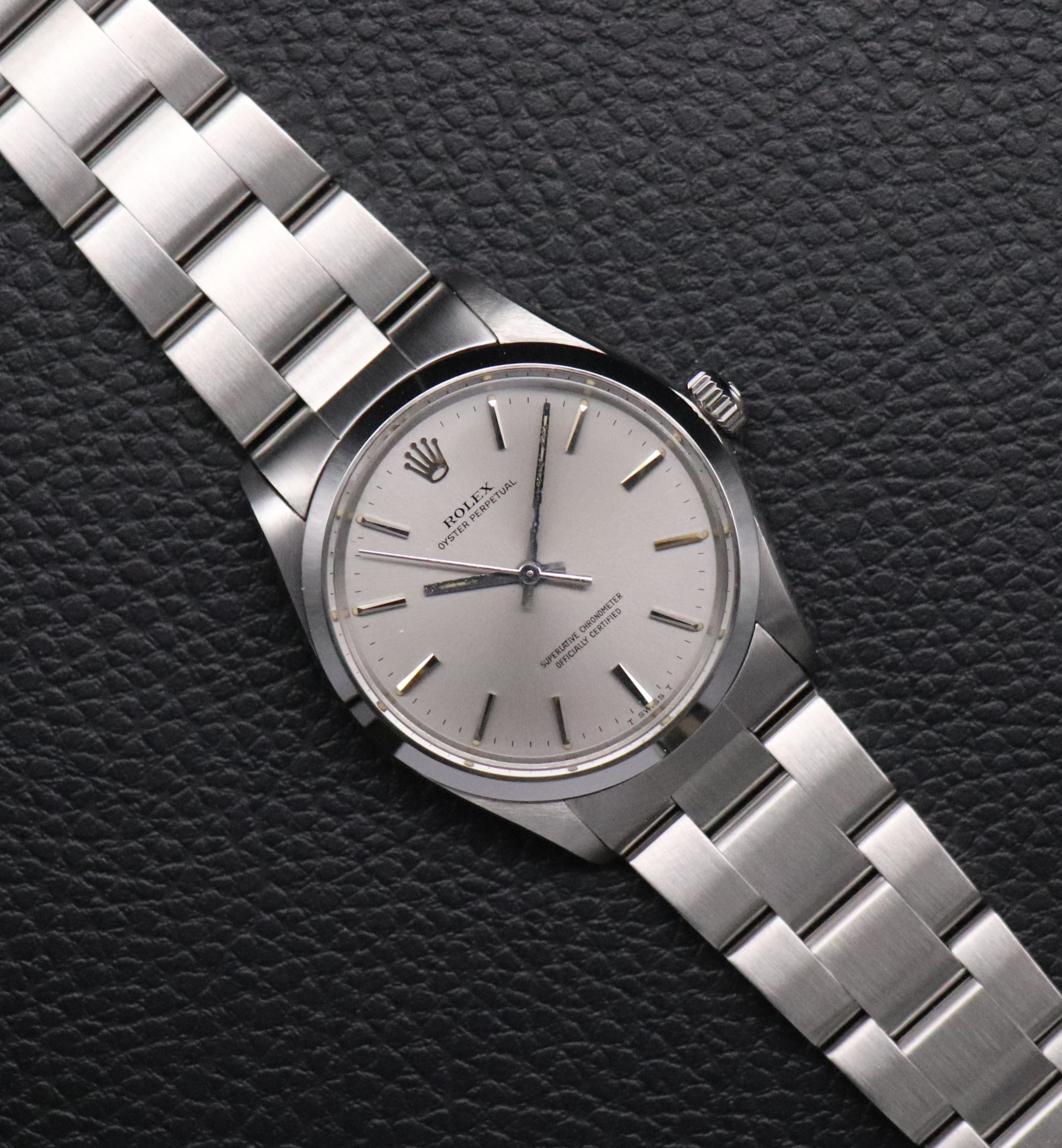 Rolex Oyster Perpetual 1002 Silver Dial 1967 Automatic