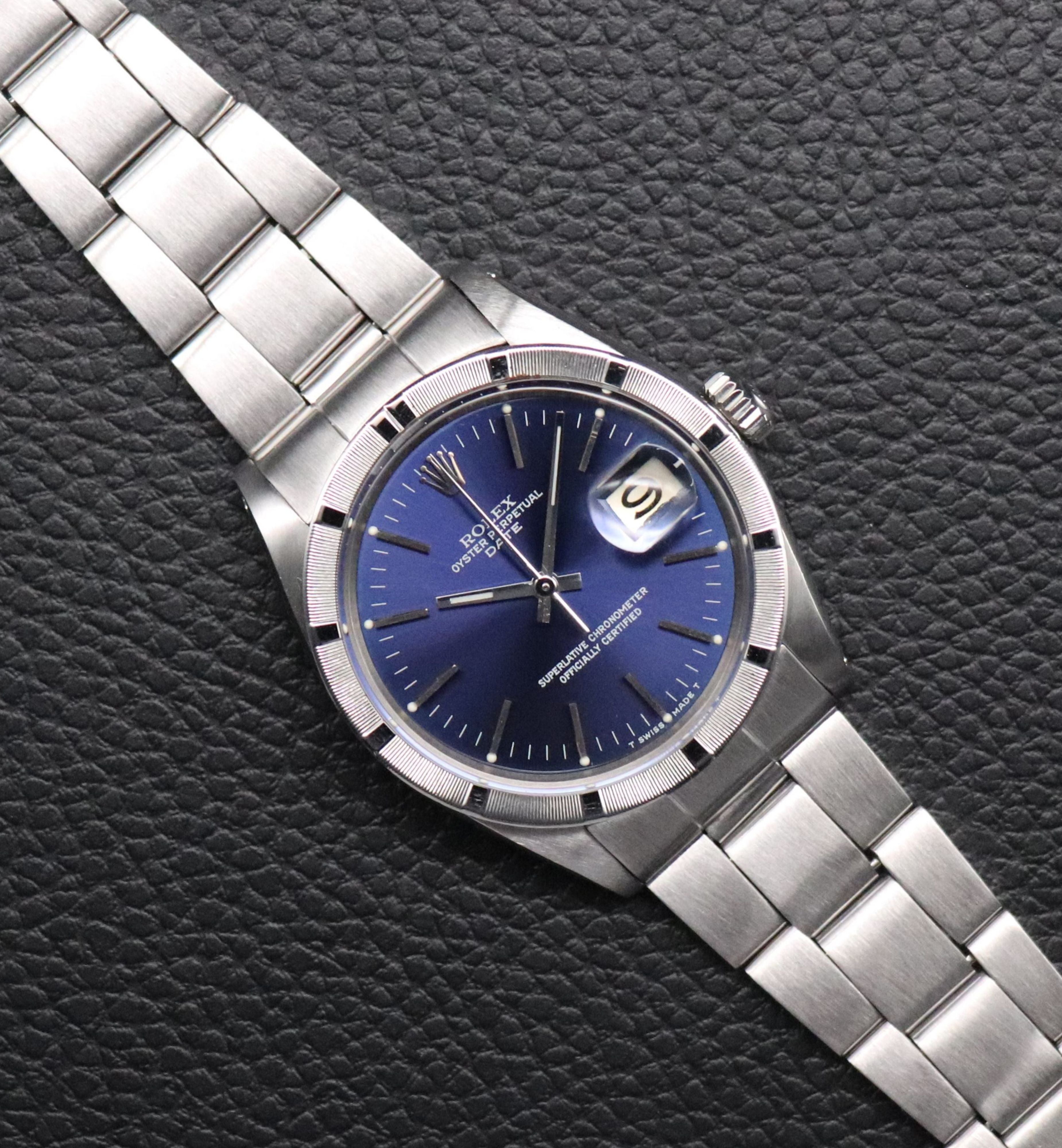 Rolex Date 1501 Blue Dial 1963