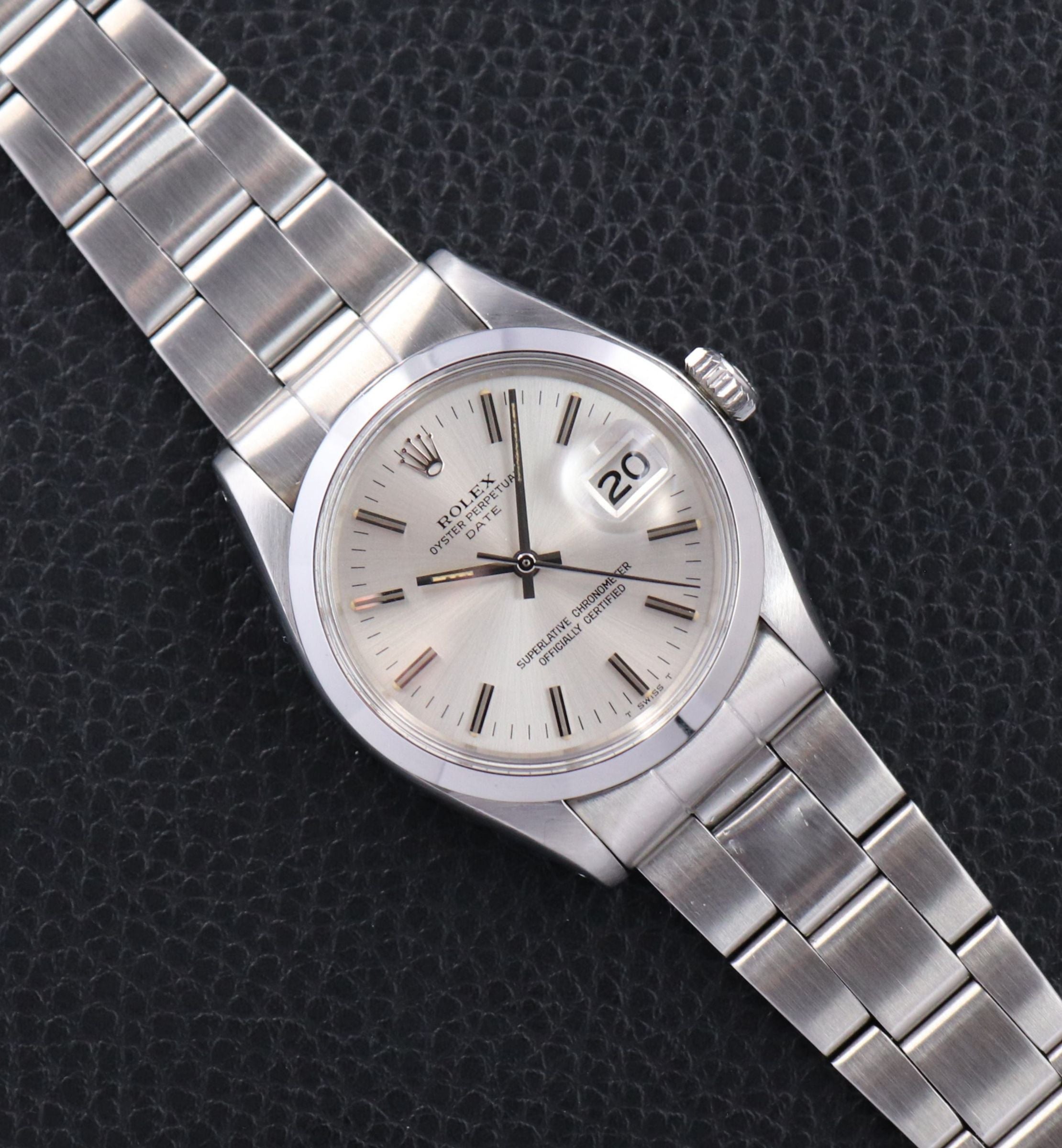 Rolex Date 1500 Silver Dial 1973
