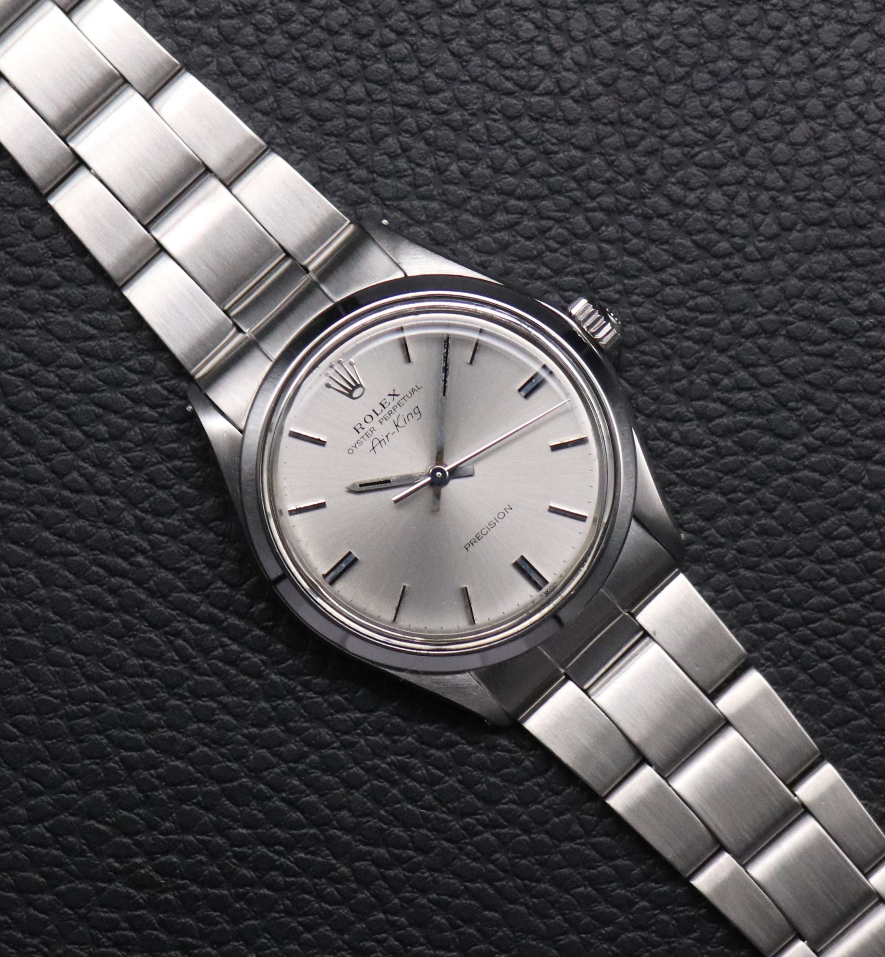 Rolex Air-King 5500 Silver Dial 1971