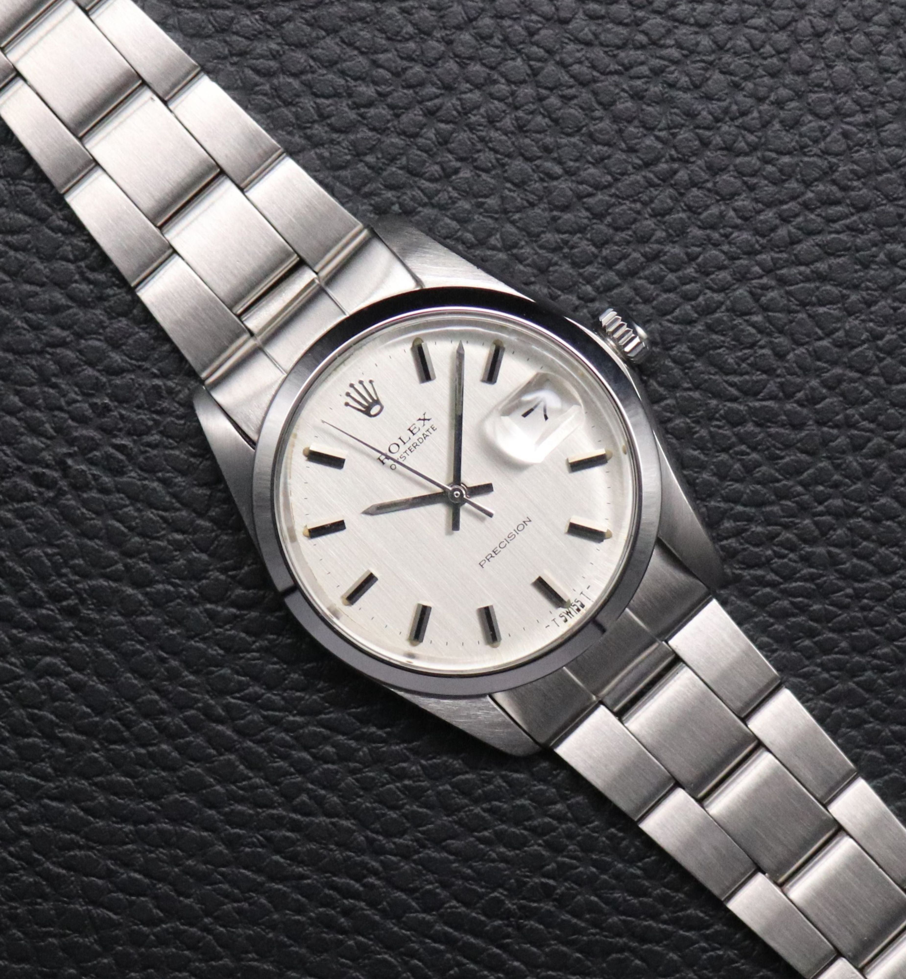 Rolex Oysterdate Precision 6694 Silver Dial 1972