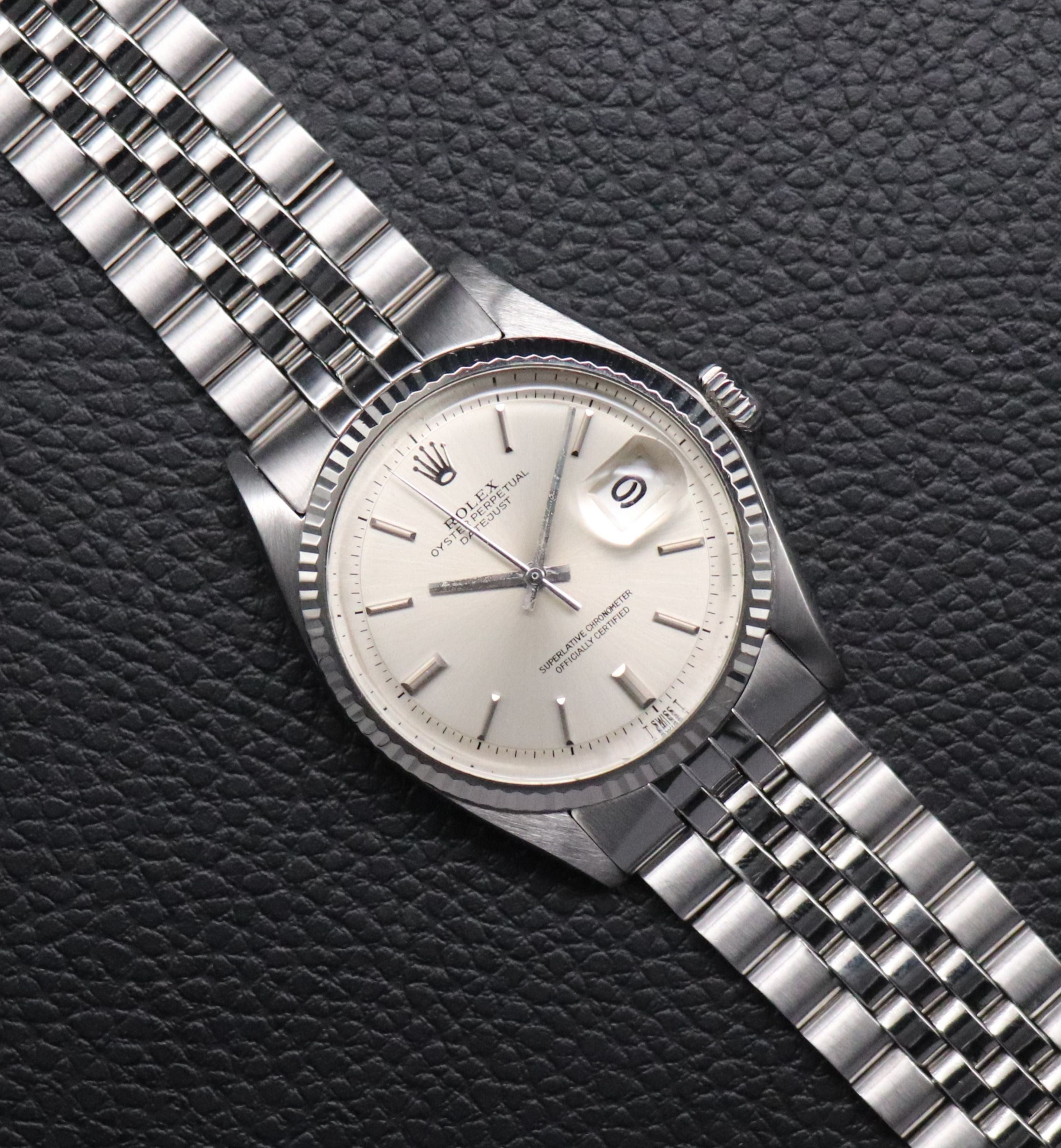 Rolex Datejust 1601 Silver Dial 1970