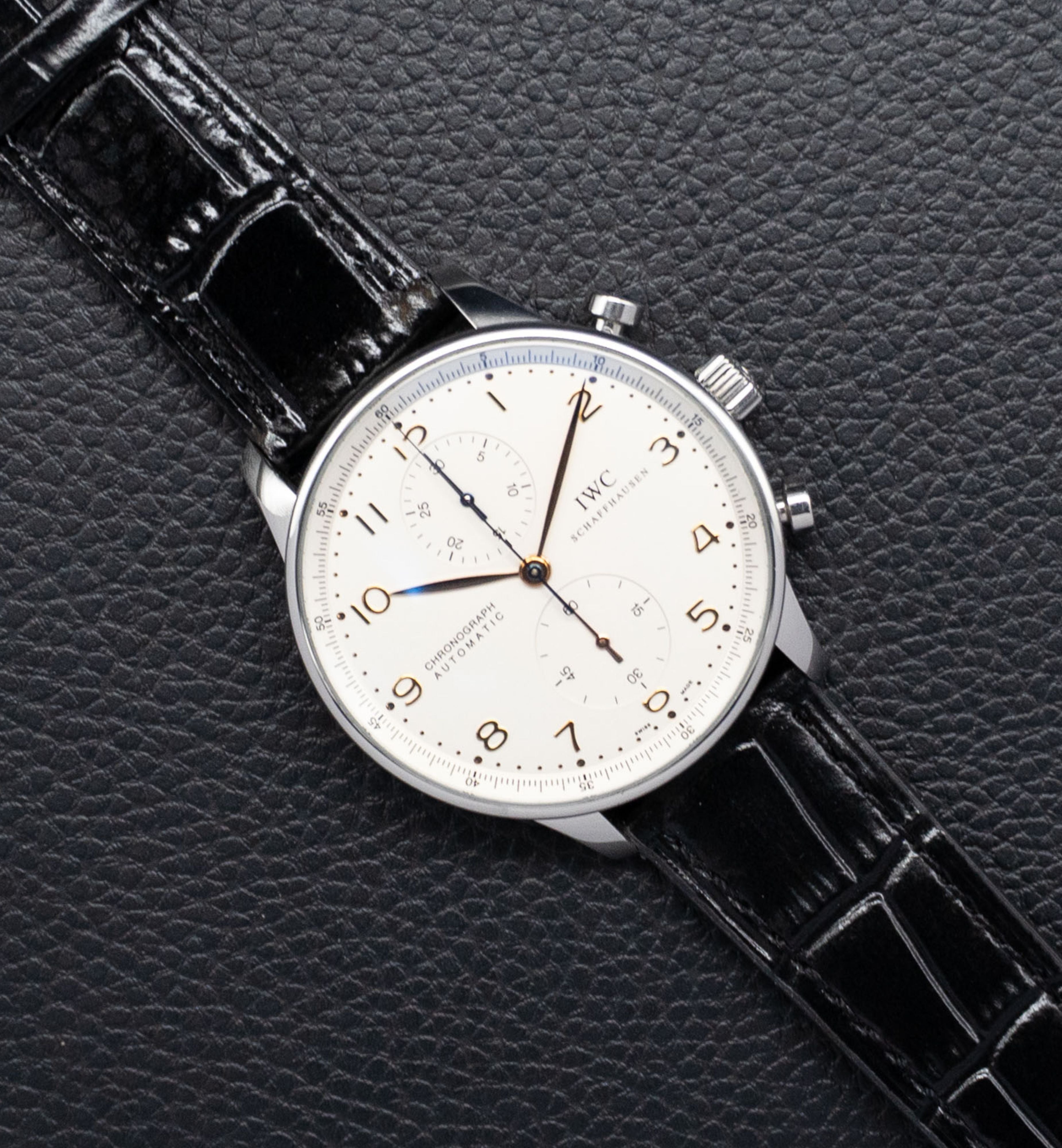 IWC Portugieser Chronograph IW371401 White Dial 2008