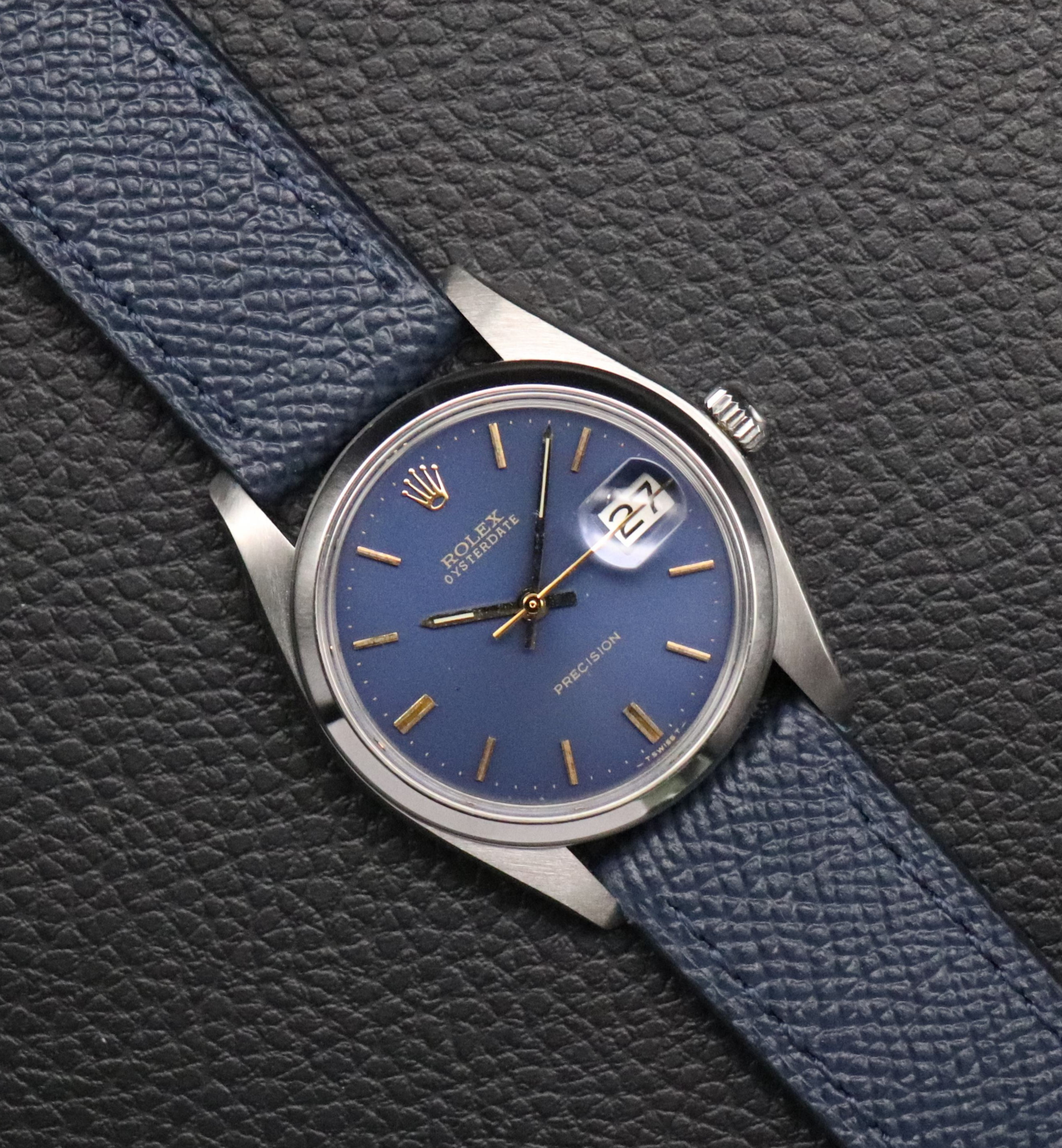 Rolex Oysterdate Precision 6694 Blue Dial 1981