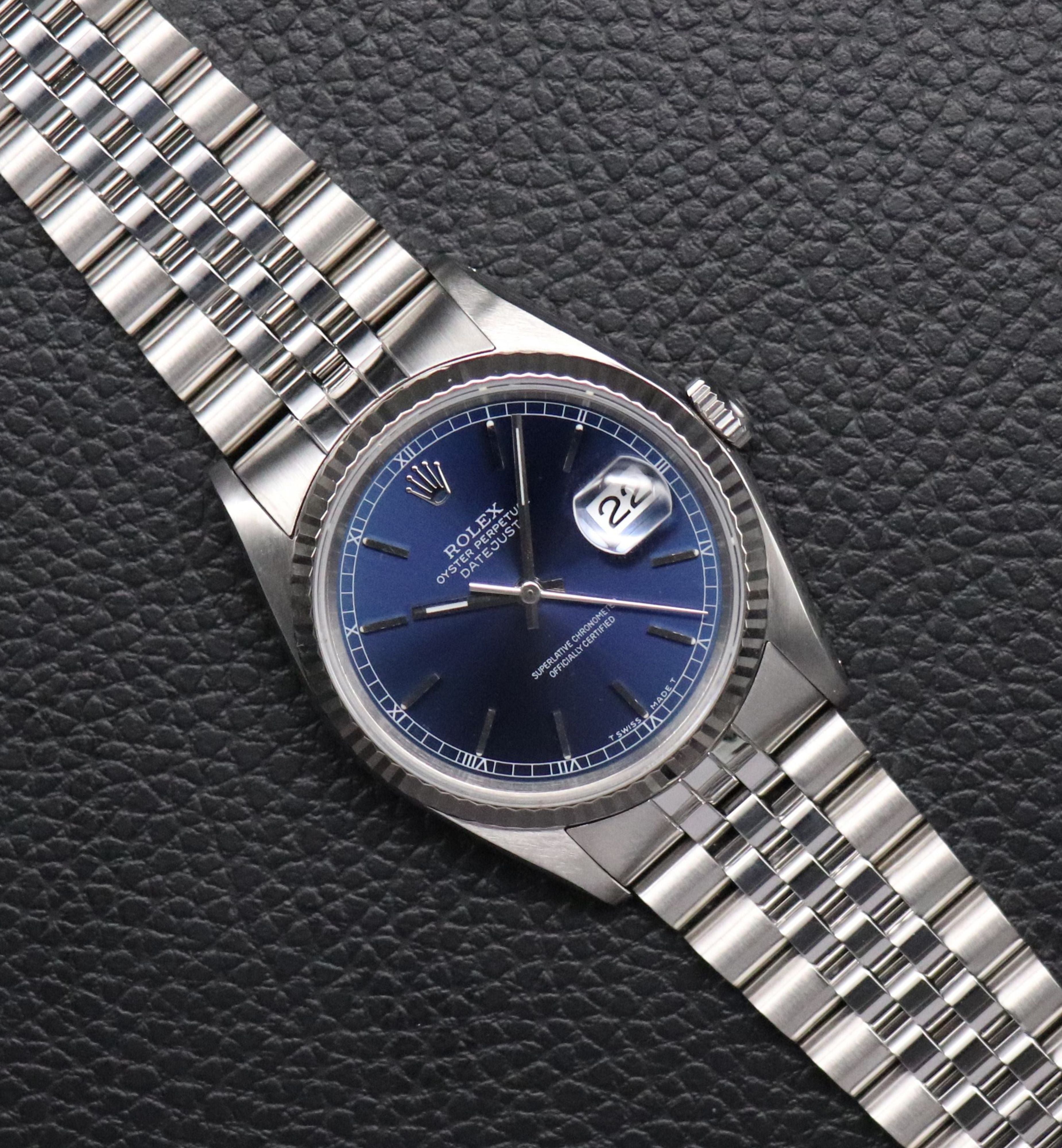 Rolex Datejust 16234 Blue Dial 1992