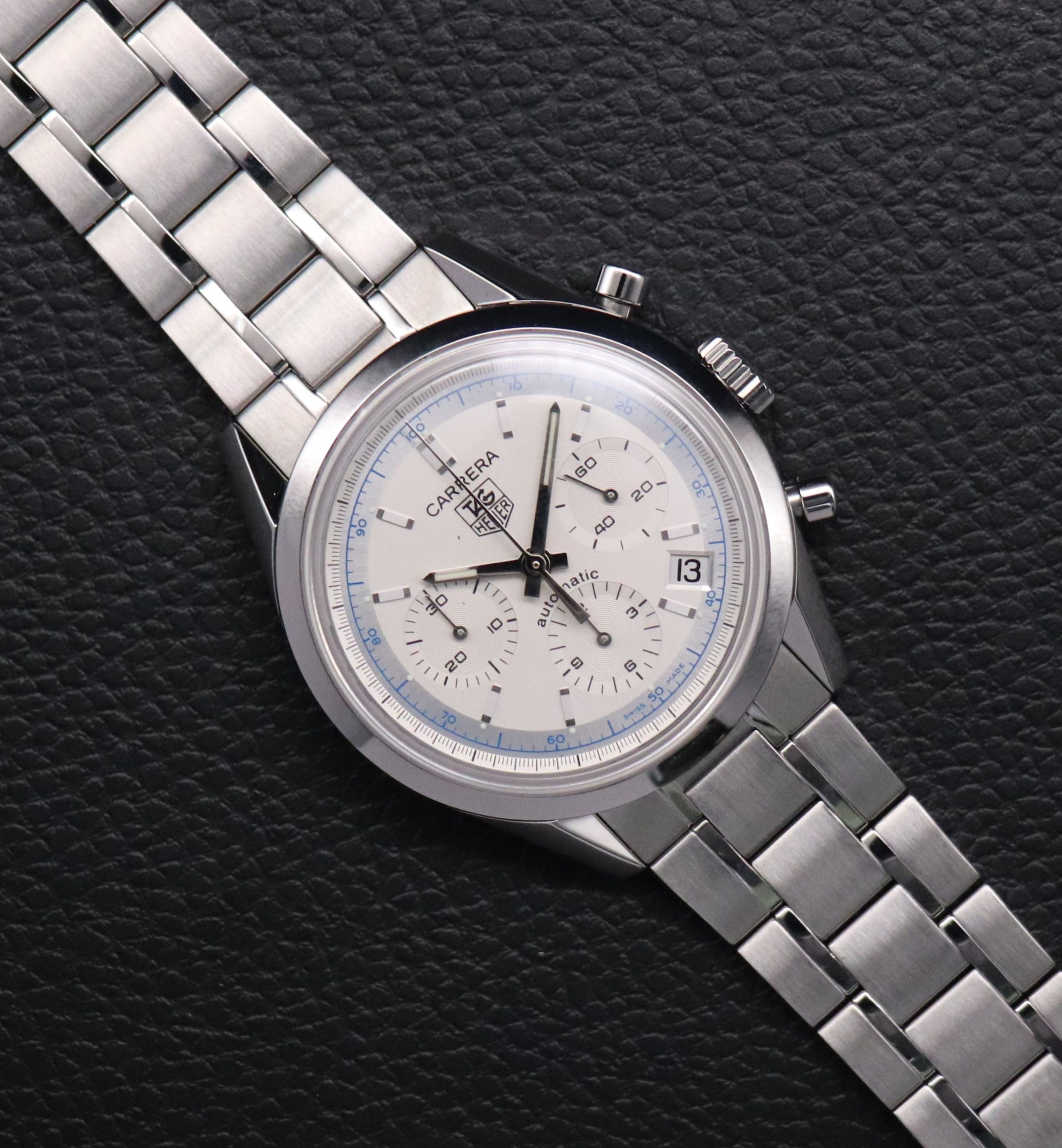 Tag Heuer Carrera Calibre 17 CV2110 Silver Dial 2003