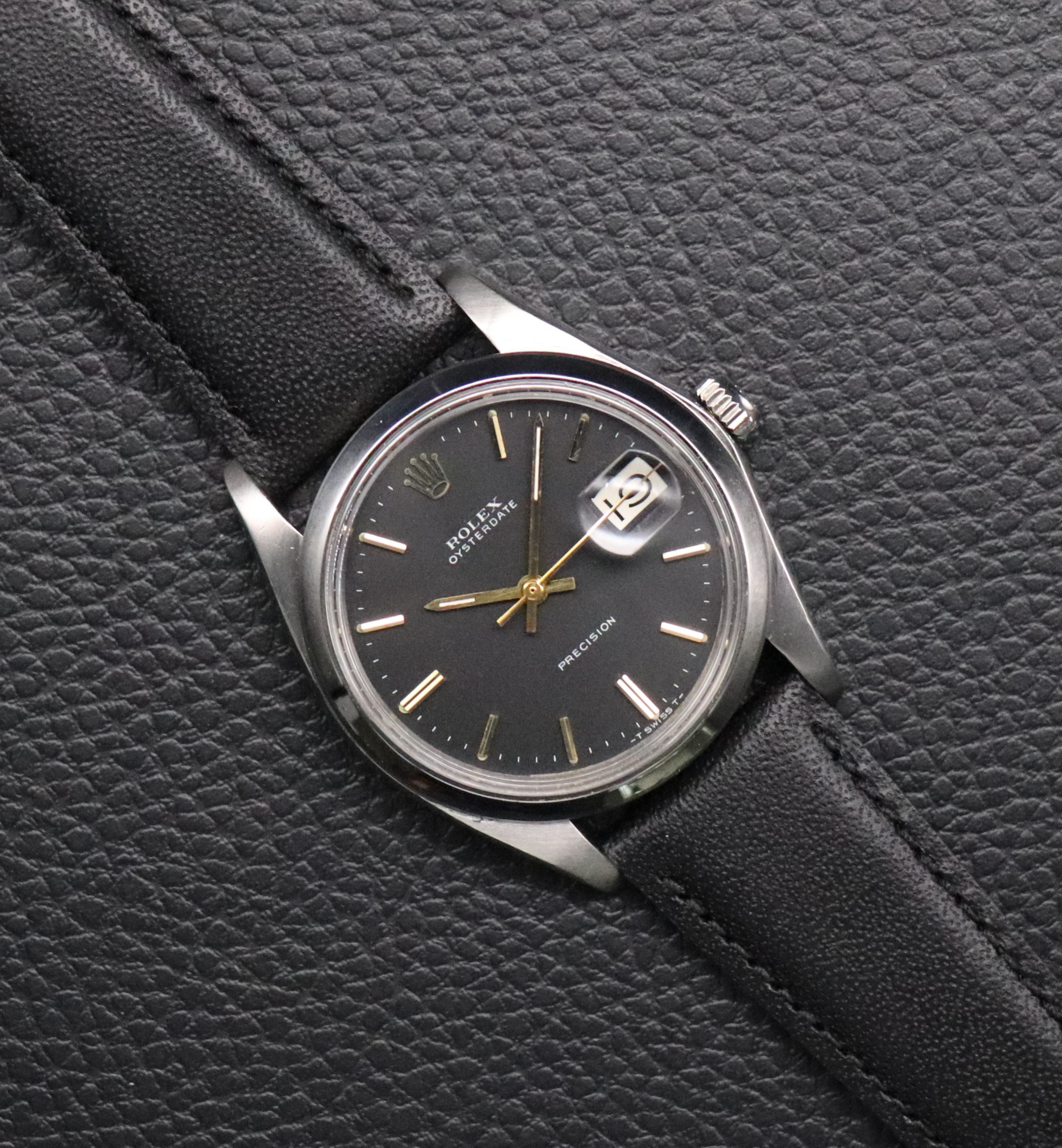 Rolex Oysterdate Precision 6694 Black Dial 1982