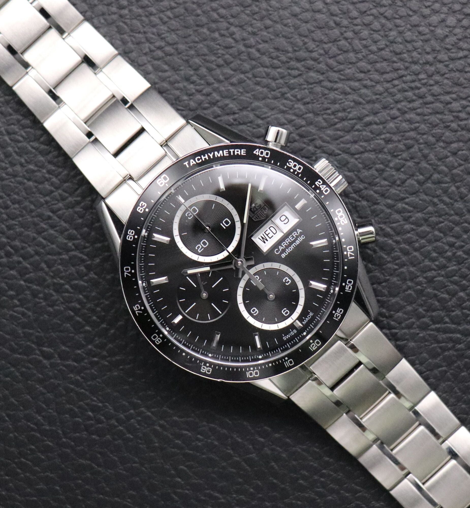 Tag Heuer Carrera Calibre 16 CV201AG Black Dial 2018