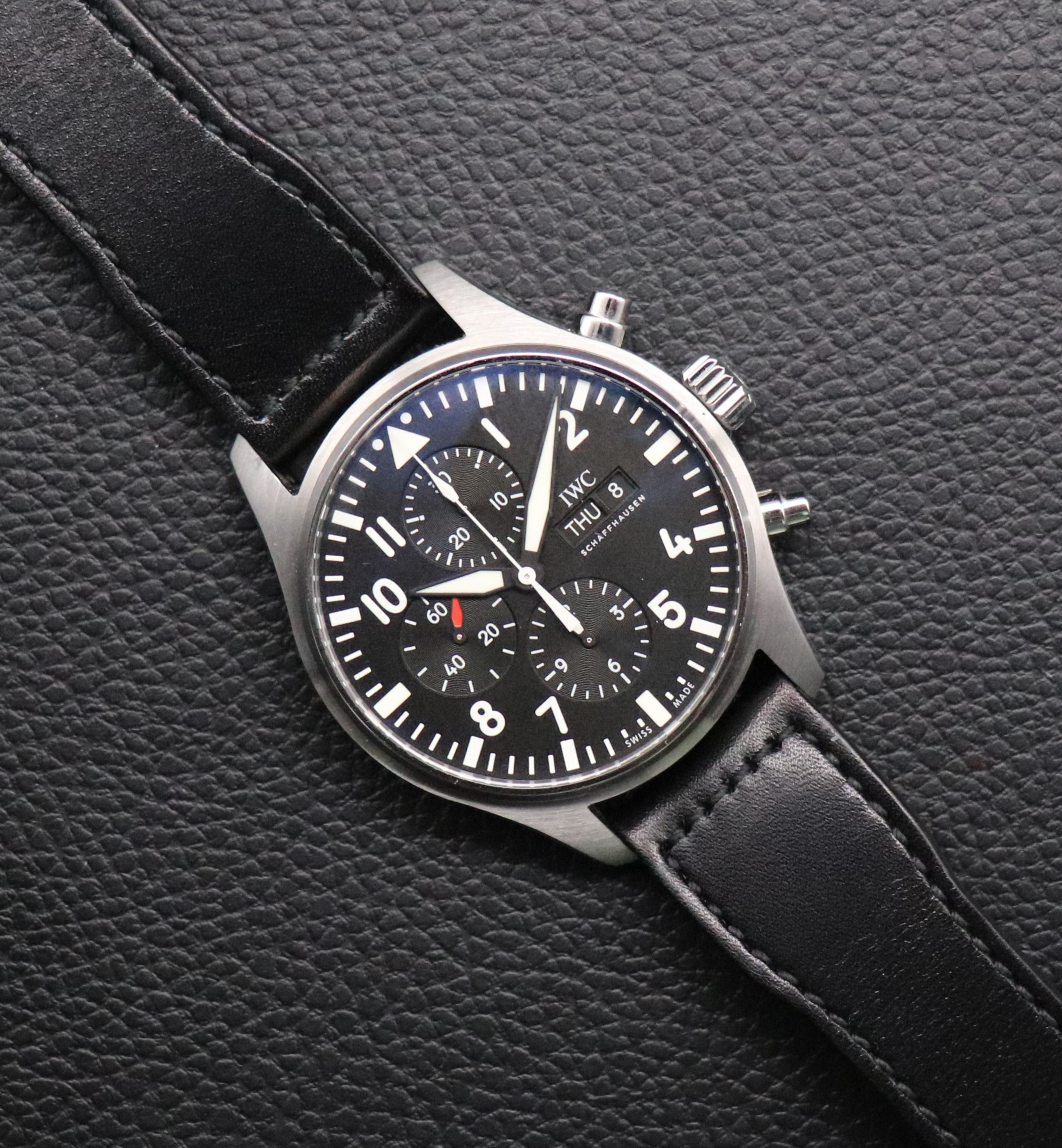 IWC Fliegeruhr Chronograph IW377709 Papers 2018