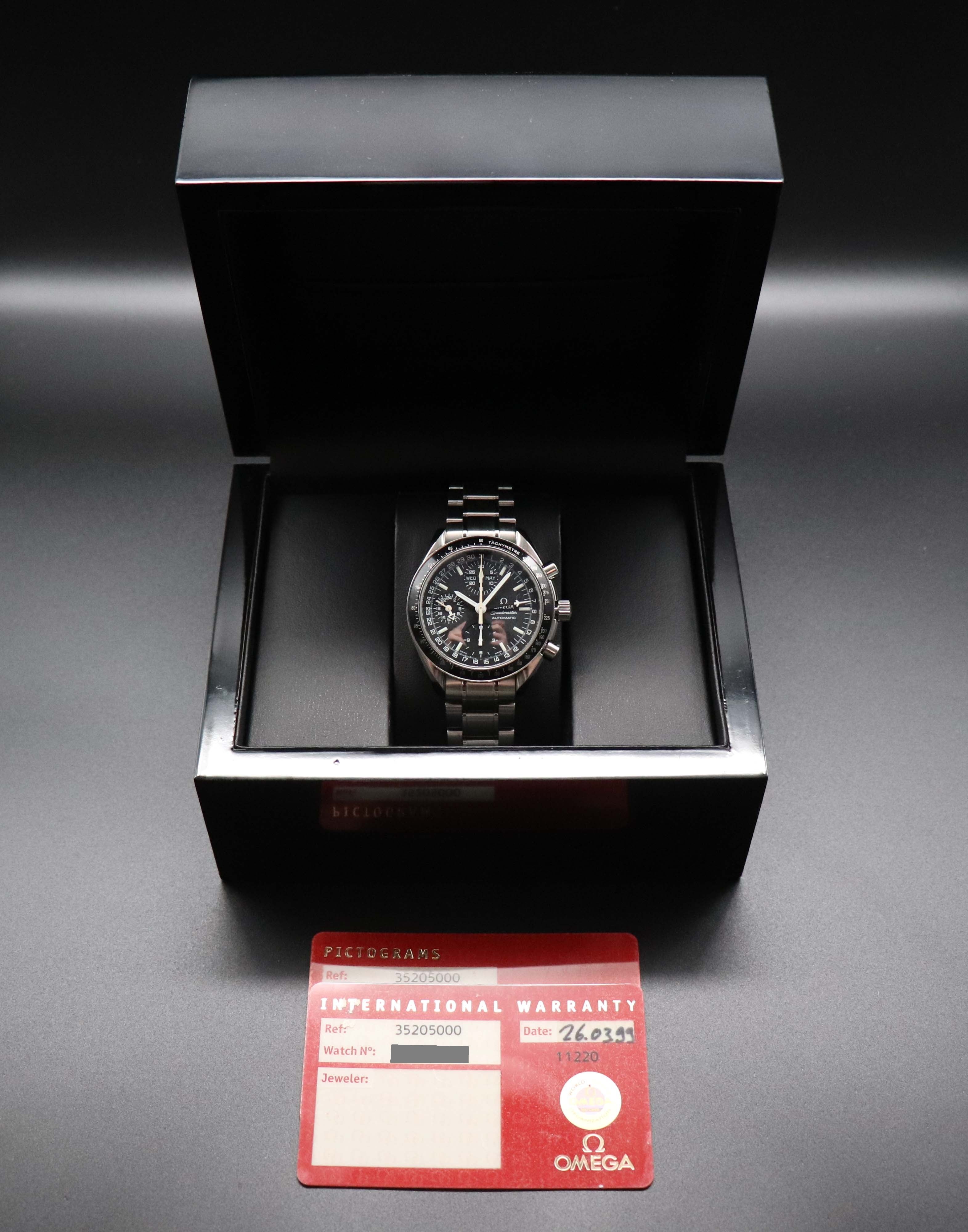 Omega Speedmaster Day Date 3520.50 Papers 1999