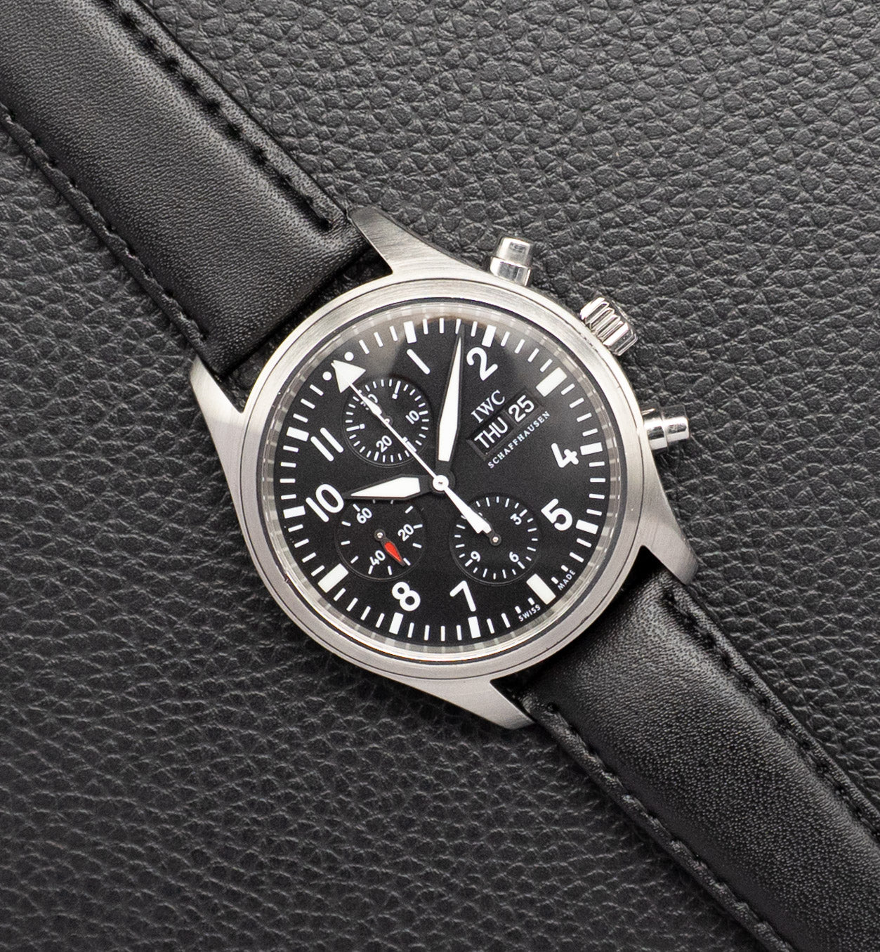 IWC Fliegeruhr Chronograph IW371701 Black Dial 2011