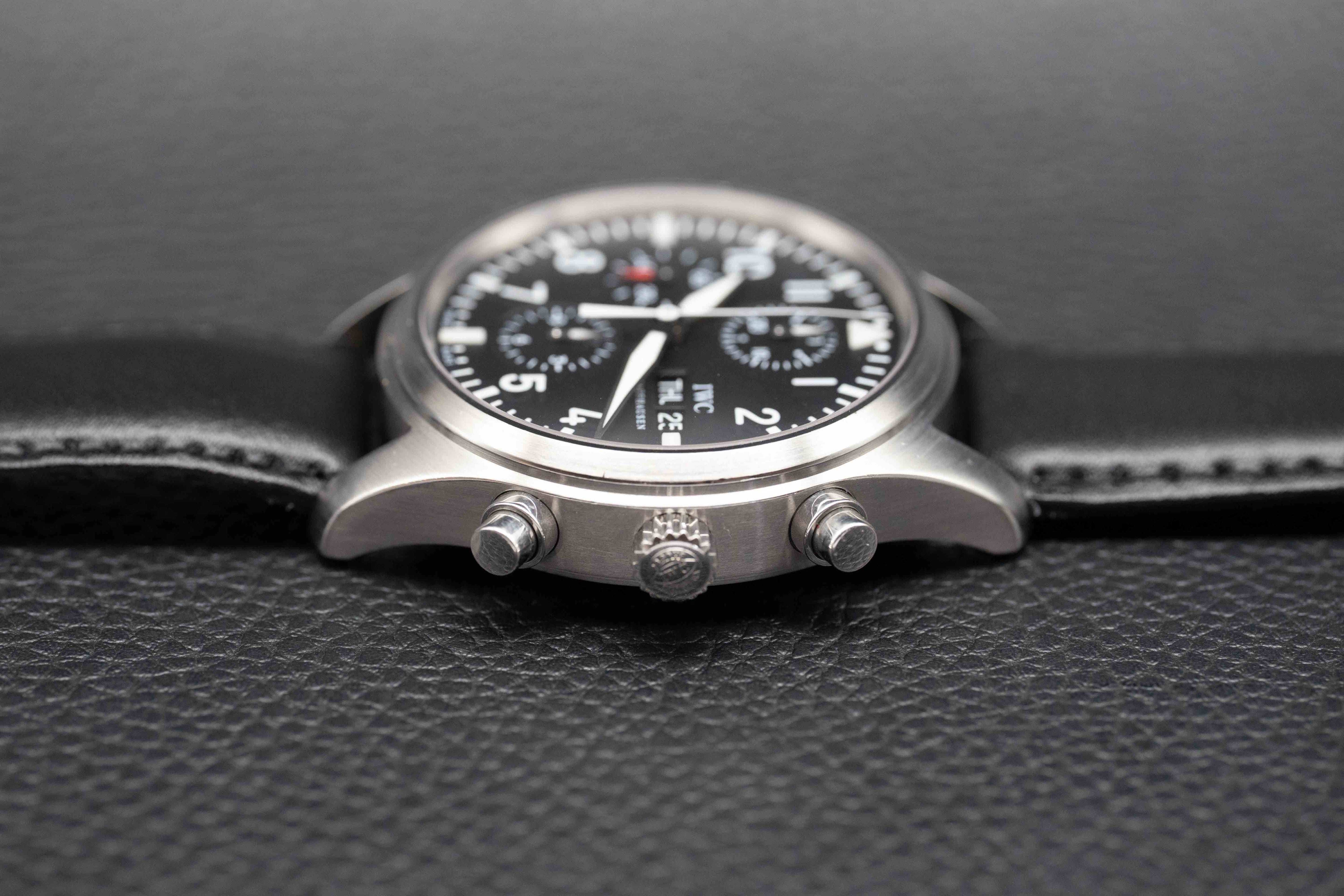IWC Fliegeruhr Chronograph IW371701 Black Dial 2011