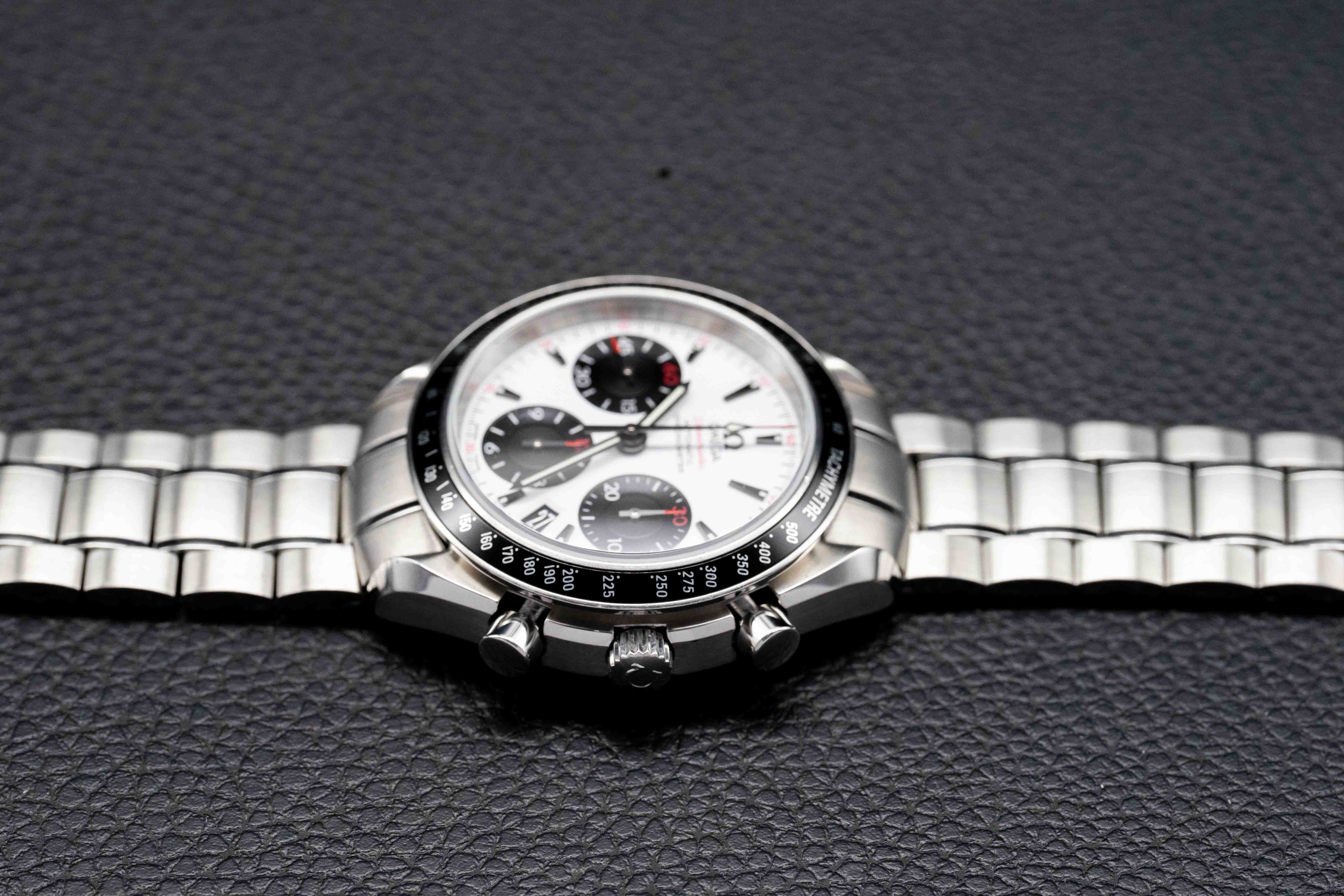 Omega Speedmaster Date 323.30.40.40.04.001 Albino Fullset 2013 Box+Paper