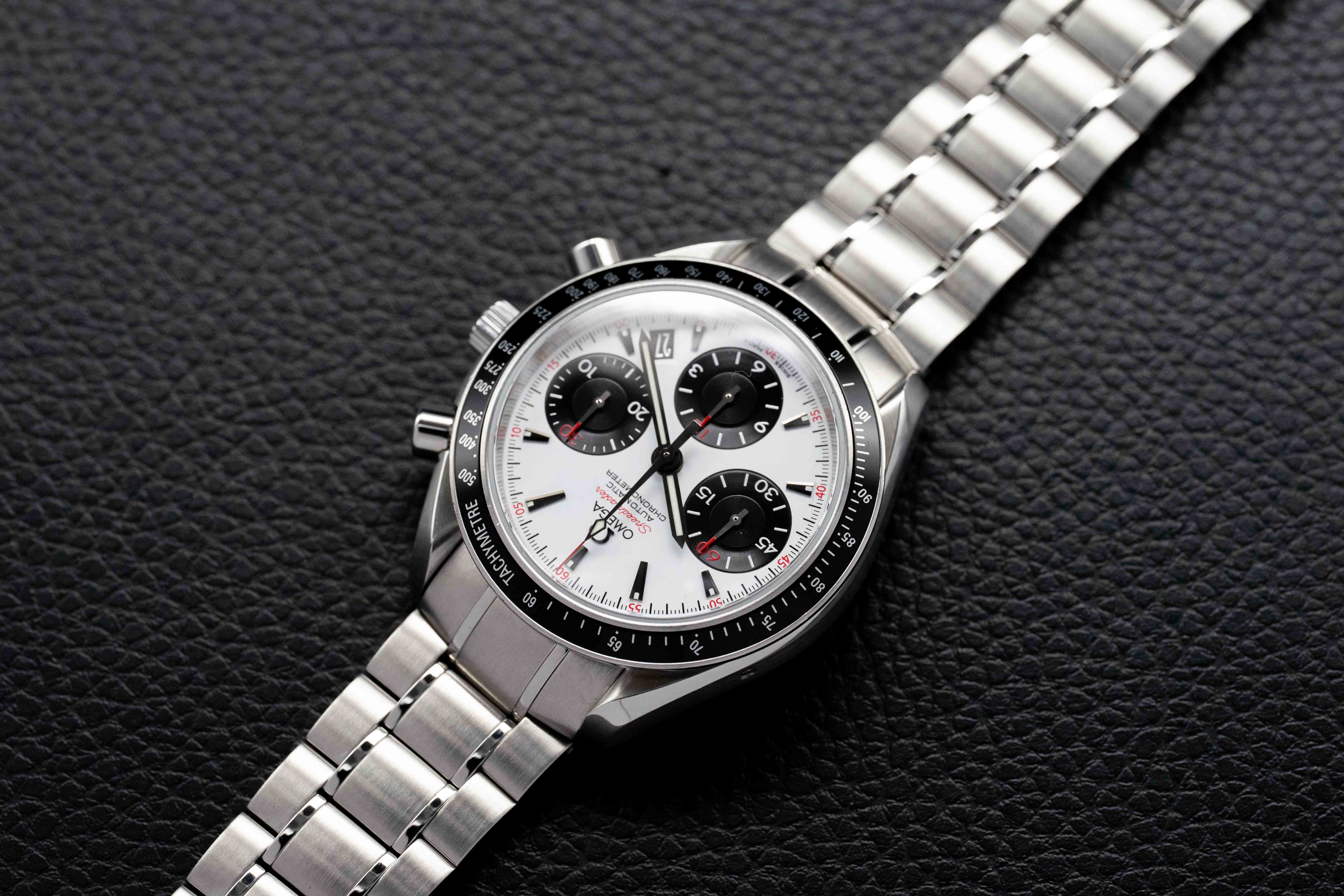 Omega Speedmaster Date 323.30.40.40.04.001 Albino Fullset 2013 Box+Paper