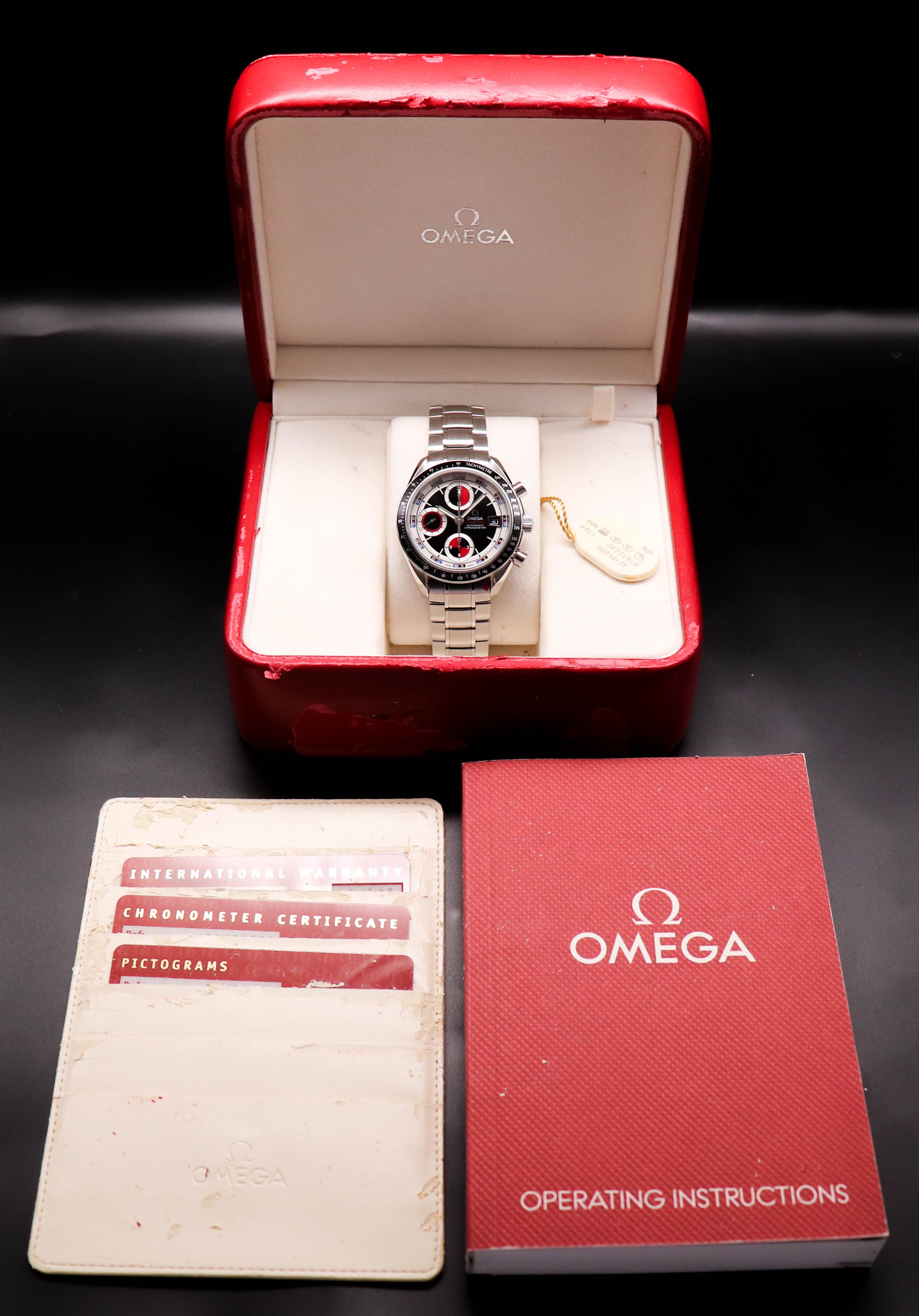 Omega Speedmaster Date 3210.52 Casino Dial Fullset 2007 Box+Papers