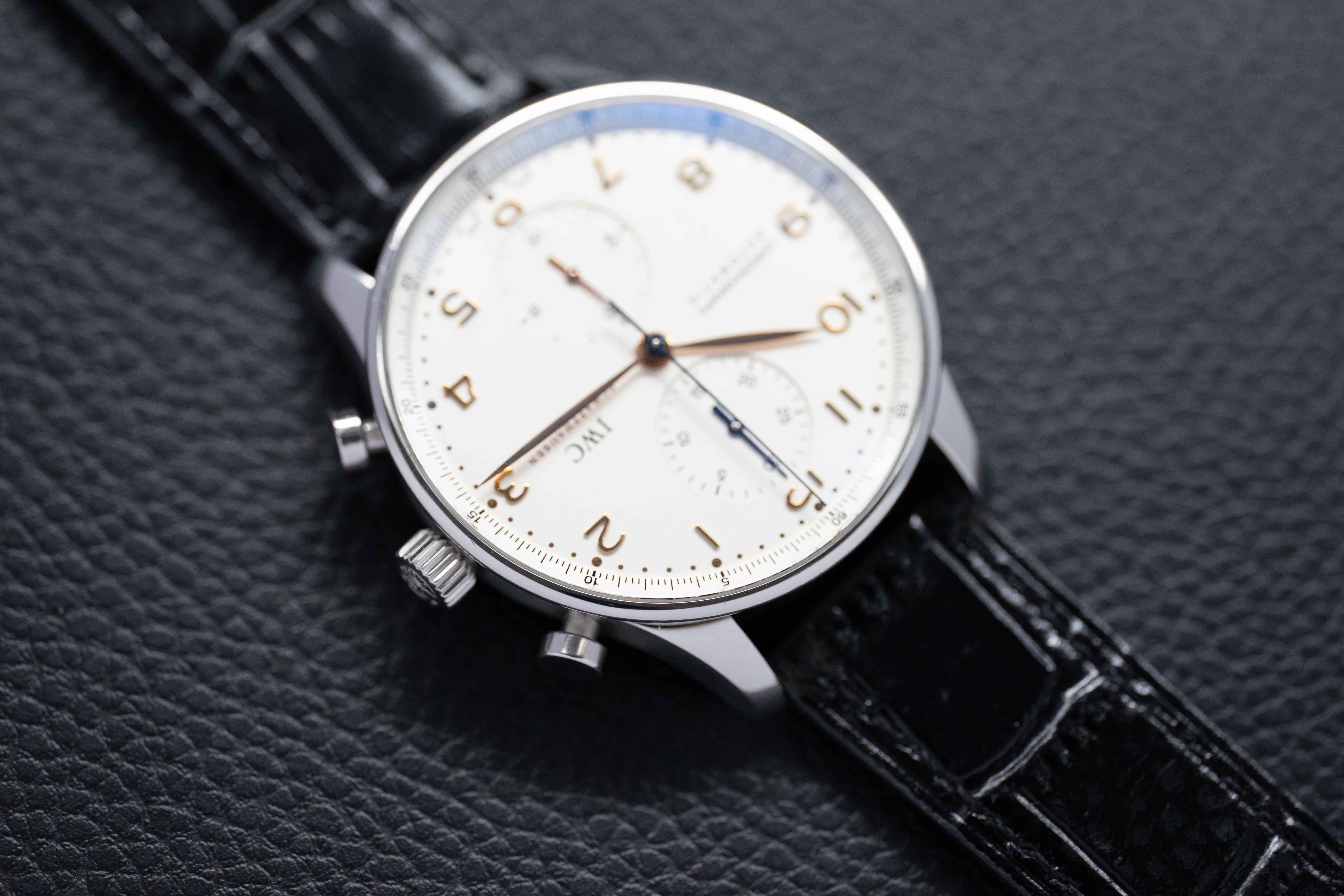 IWC Portugieser Chronograph IW371401 White Dial 2008