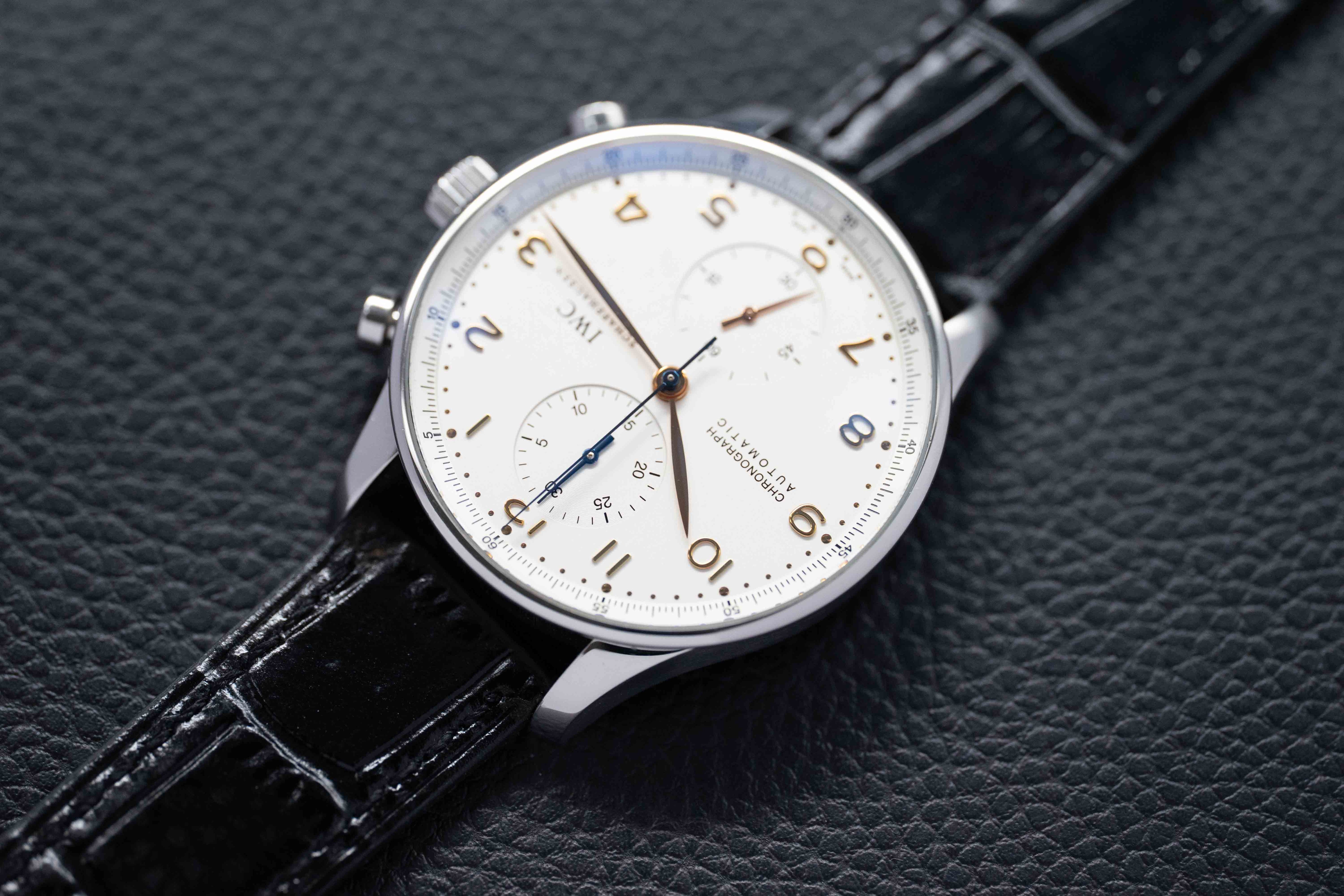IWC Portugieser Chronograph IW371401 White Dial 2008