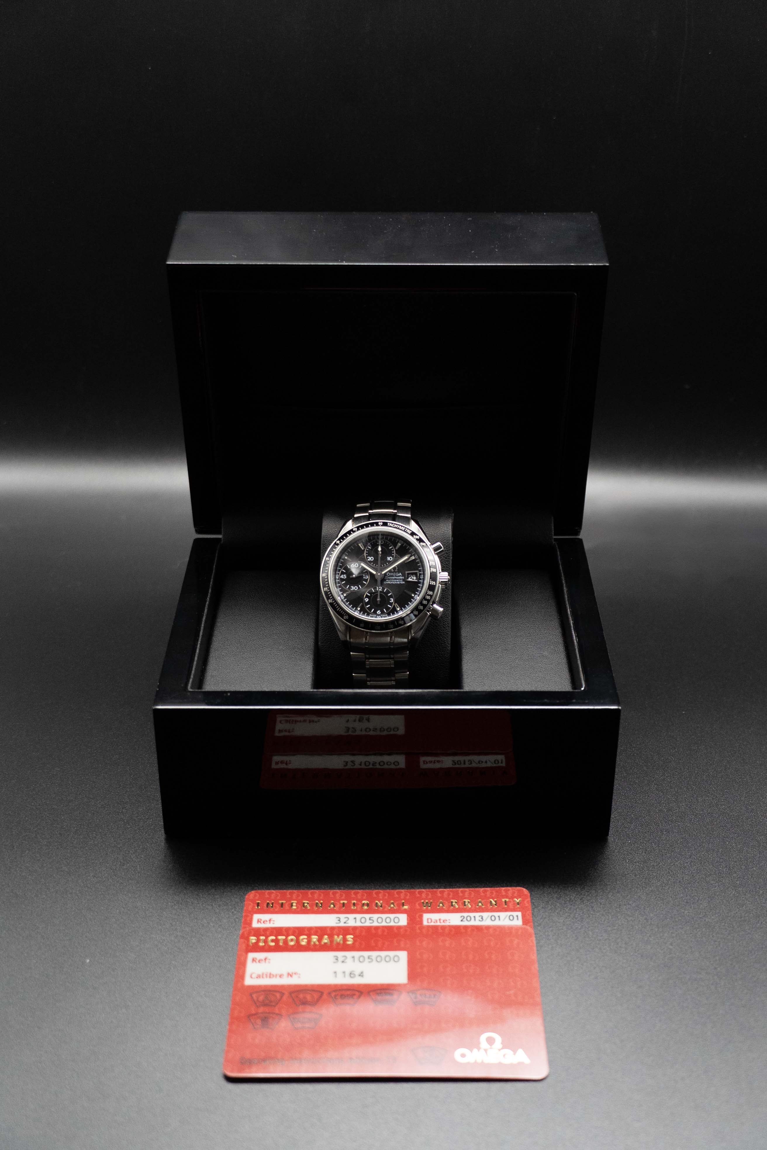 Omega Speedmaster Date 3210.50 Papers 2013