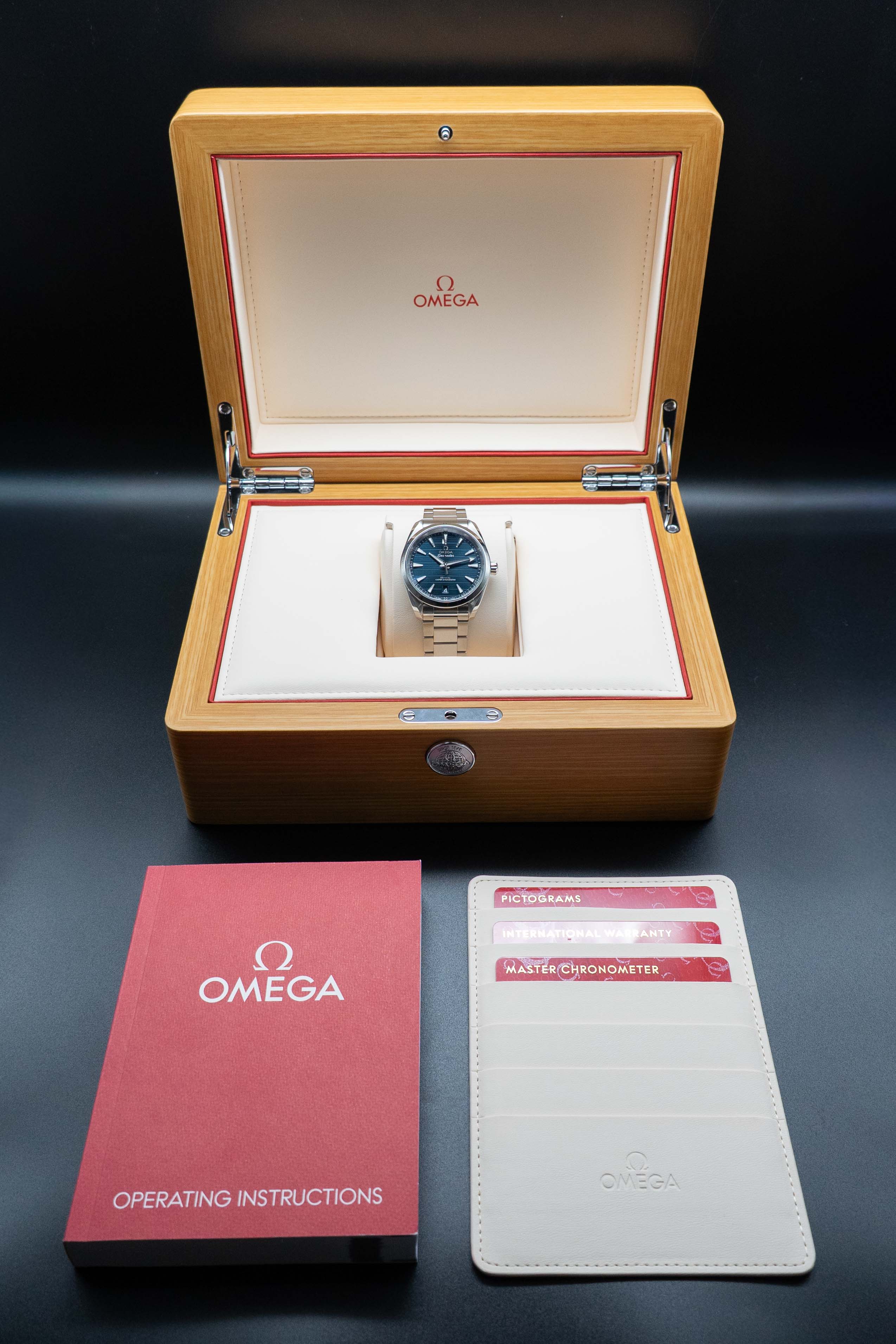 Omega Seamaster Aqua Terra 220.10.38.20.03.001 Fullset 2025 Box+Papers